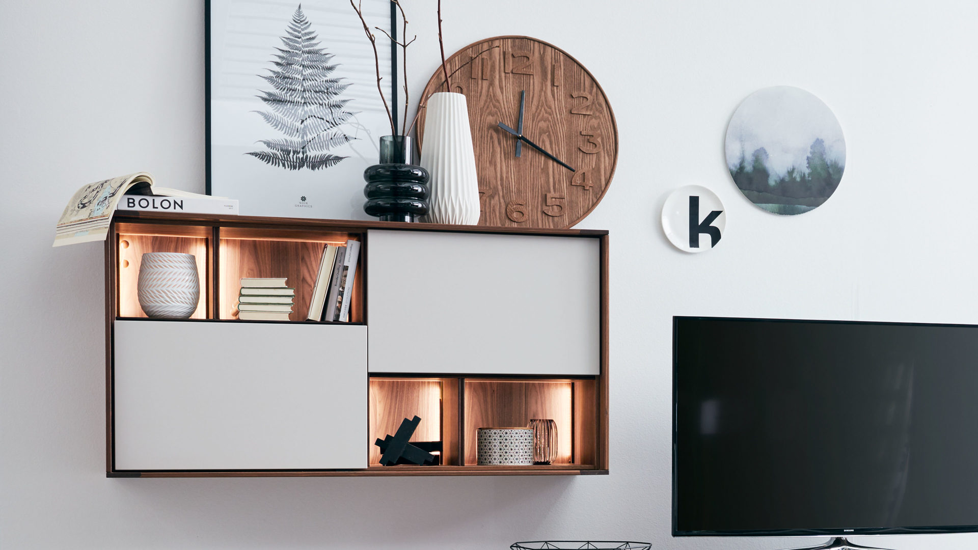 Interliving Esszimmer Serie 5602 Hangeschrank Mit Beleuchtung