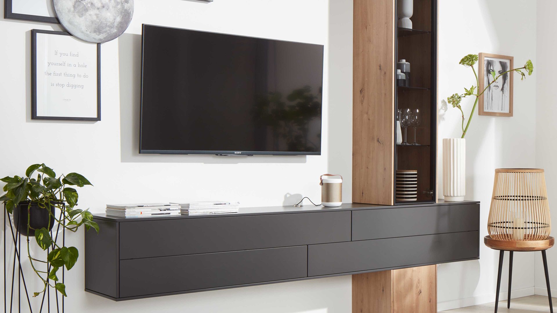 interliving wohnzimmer serie 2107 - lowboard 66501