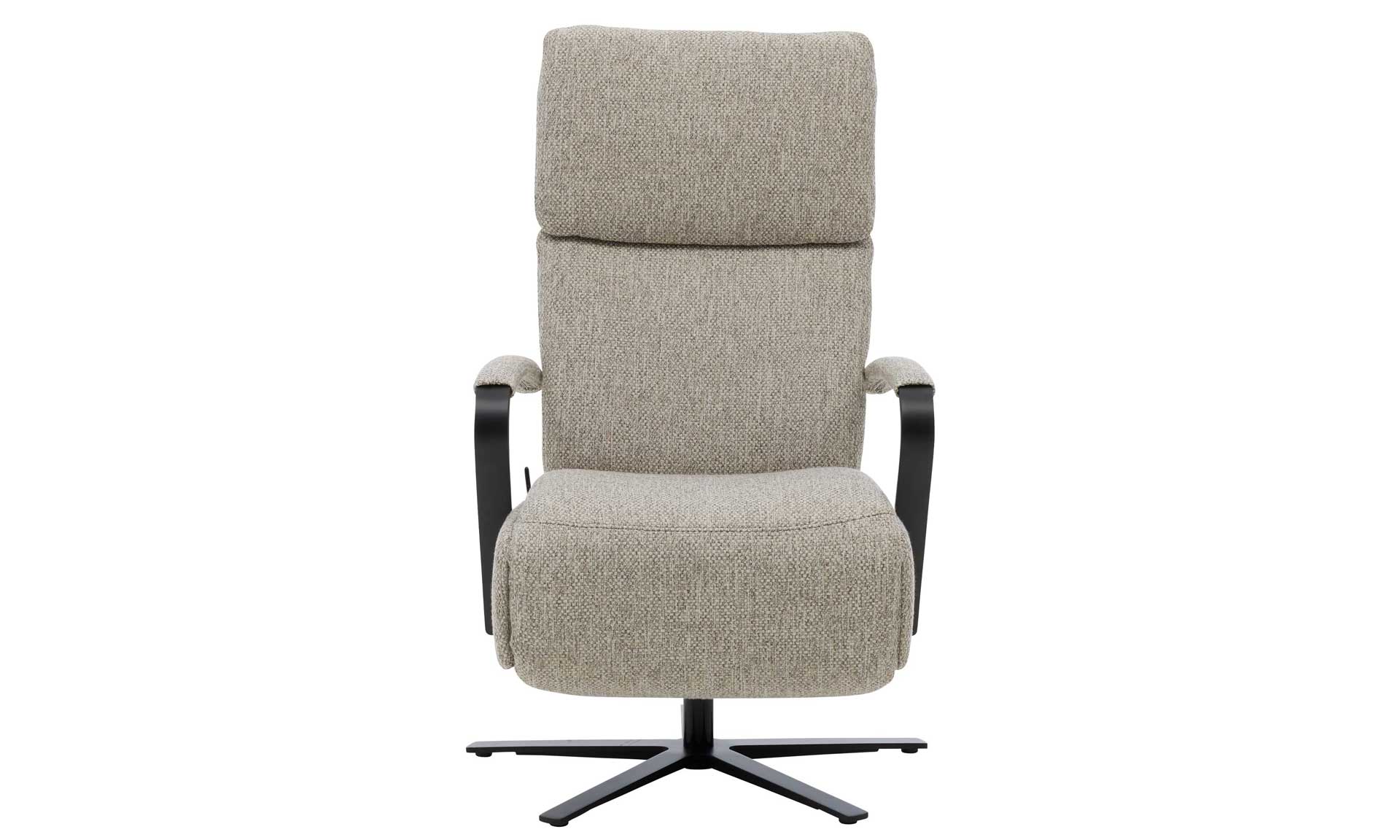 Relaxsessel in Silbergrau mit manuellen Relaxfunktionen