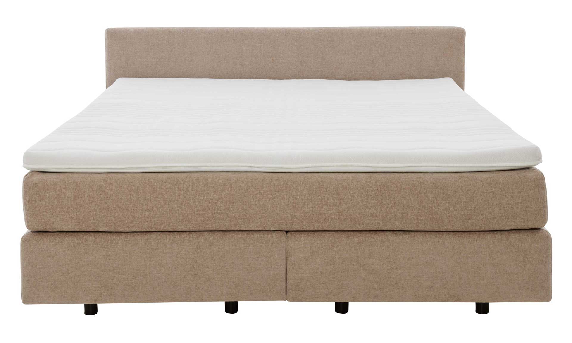 IL1420 Toni beige Boxspringbett frontaler Freisteller