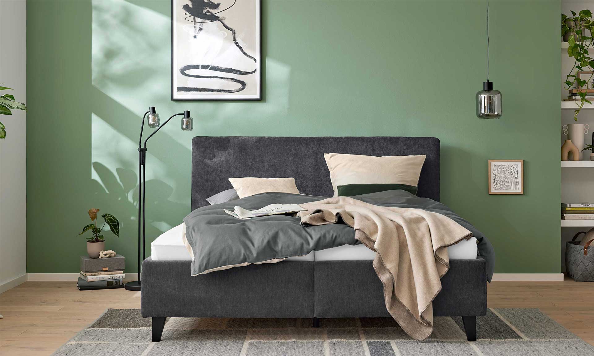 IL1420 Vera anthrazit Polsterbett