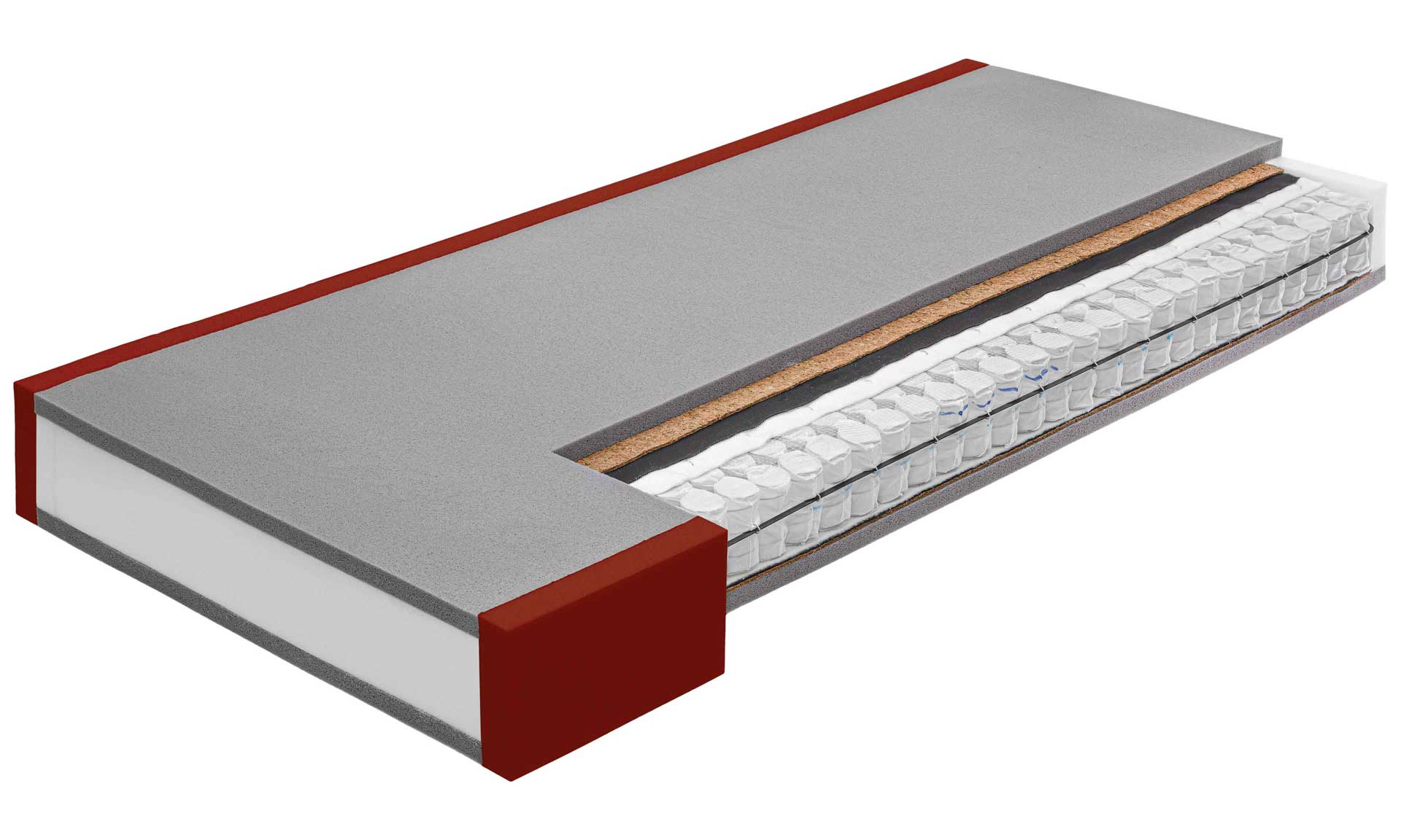 Taschenfederkernmatratze in H5, 90 x 200 cm