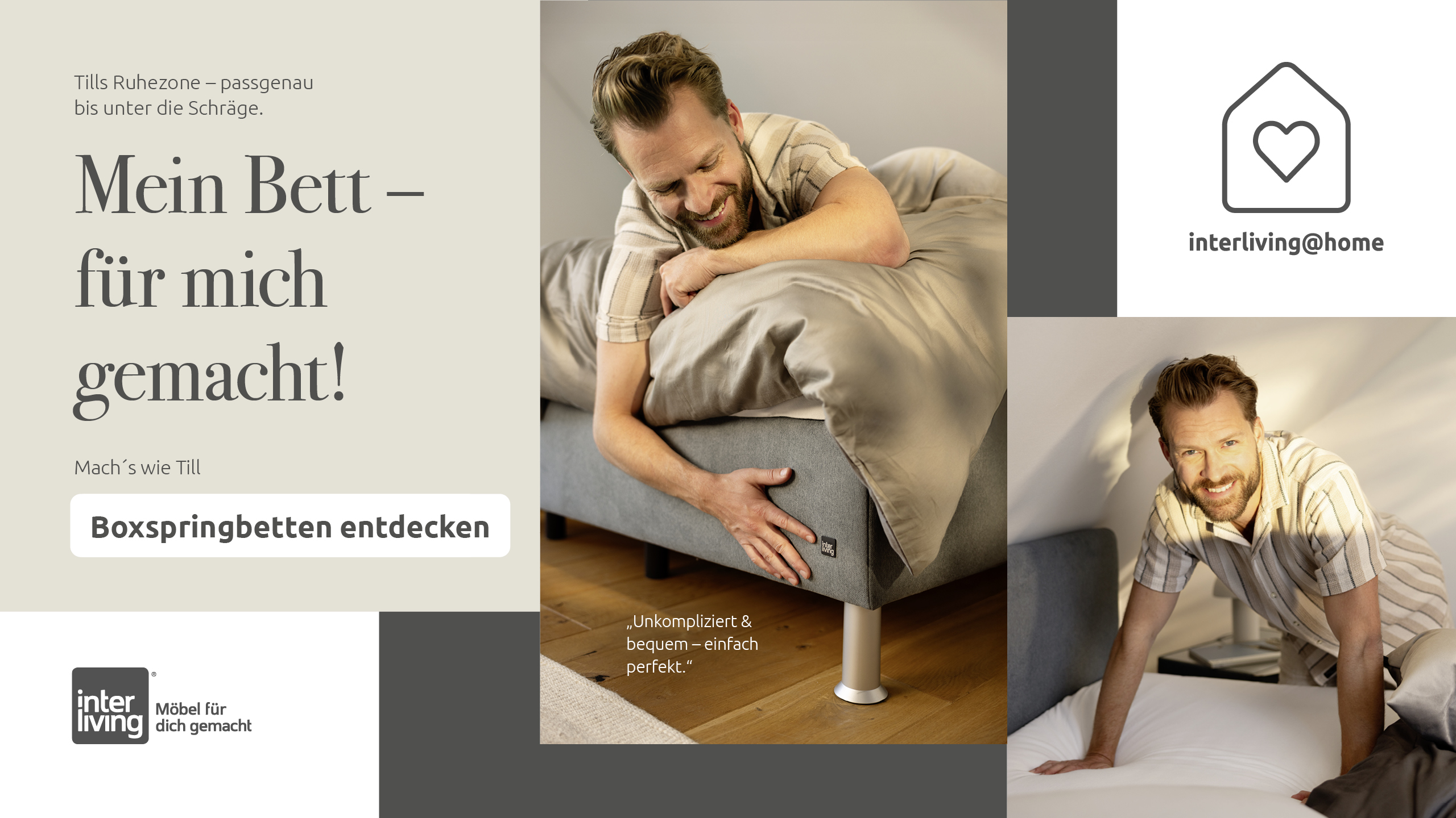 Dachschräge im Schlafzimmer? Kein Problem!