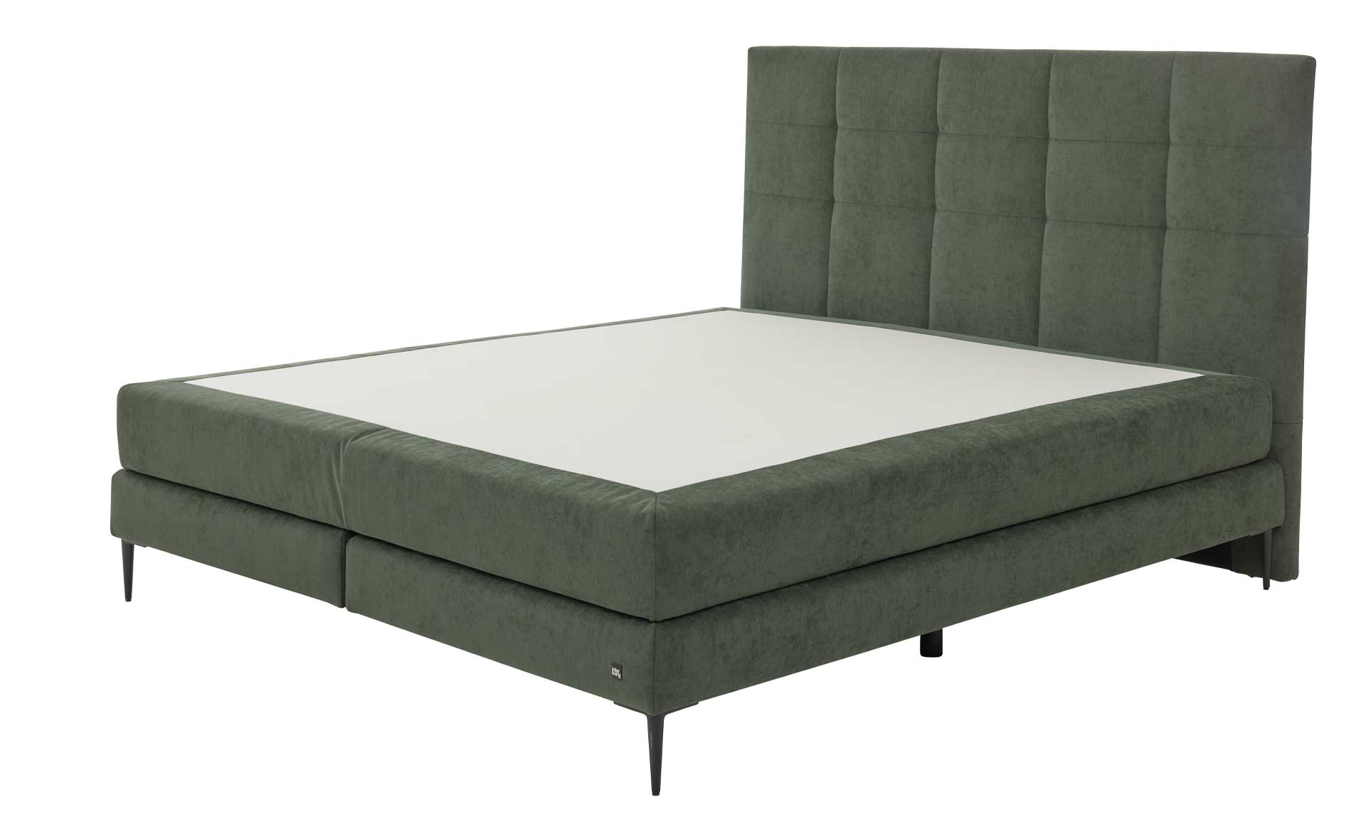 IL1425 Vera moos Boxspringbett 125 cm Kopfteil Freisteller ohne Topper