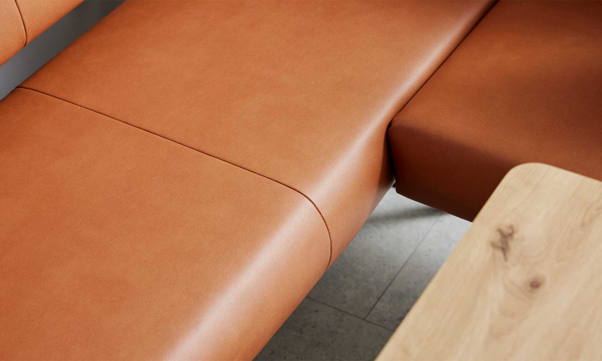 IL5505 Eckbank Detail Sitzfläche