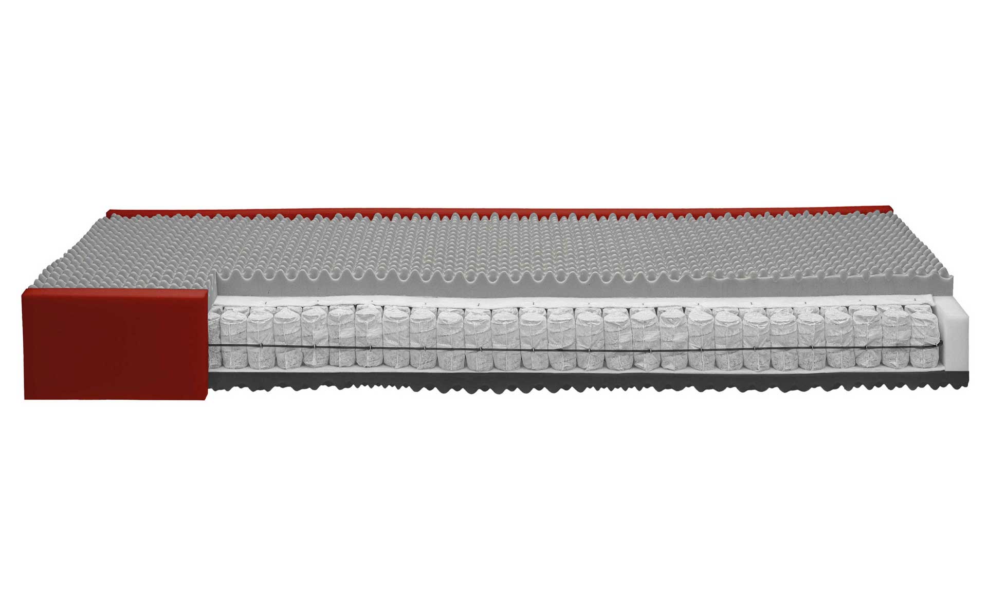 7-Zonen-AQUAPUR®-Taschenfederkernmatratze in H2, 90 x 200 cm
