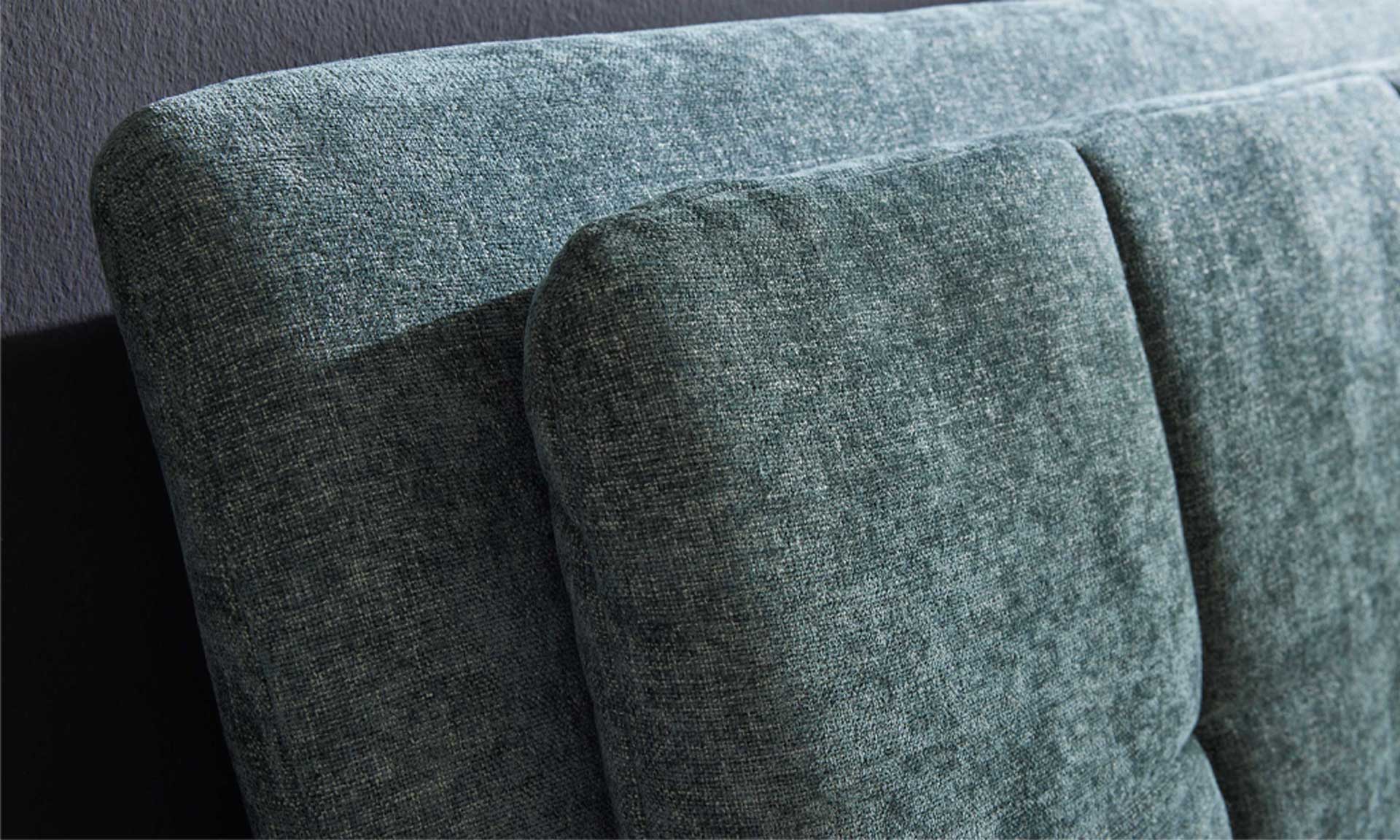 IL1420 Toni moos Polsterbett Detail Kopfteil