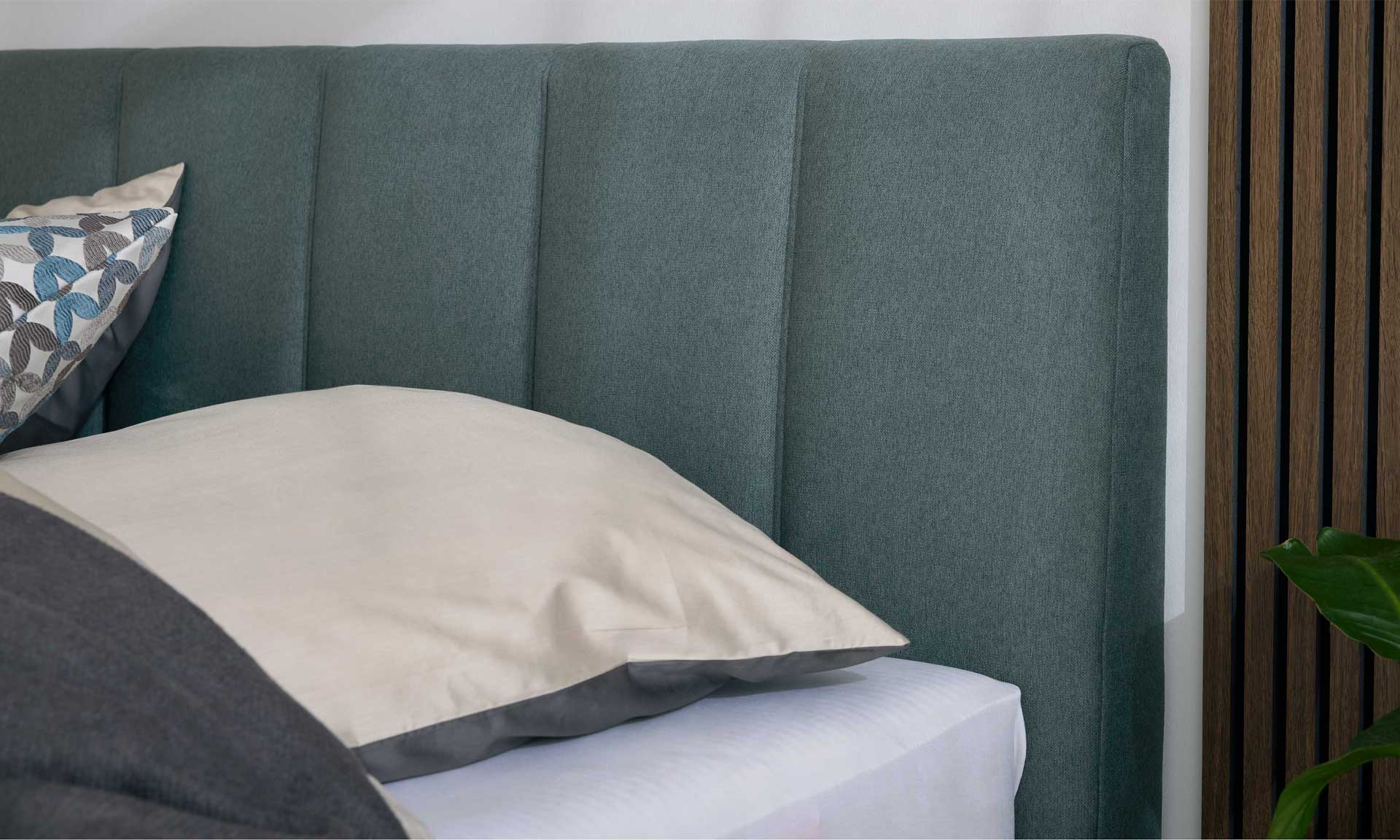 IL1402 Boxspringbett Nele steel Kopfteilseite