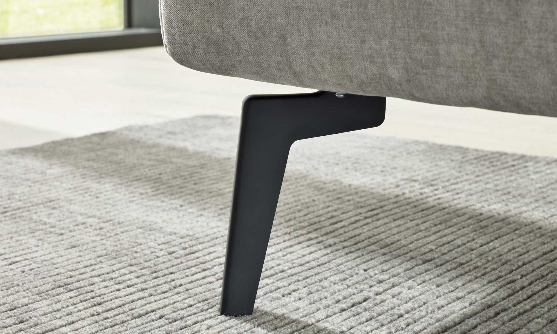 IL1416 Polsterbettgestell Balu silver Detail Fuß