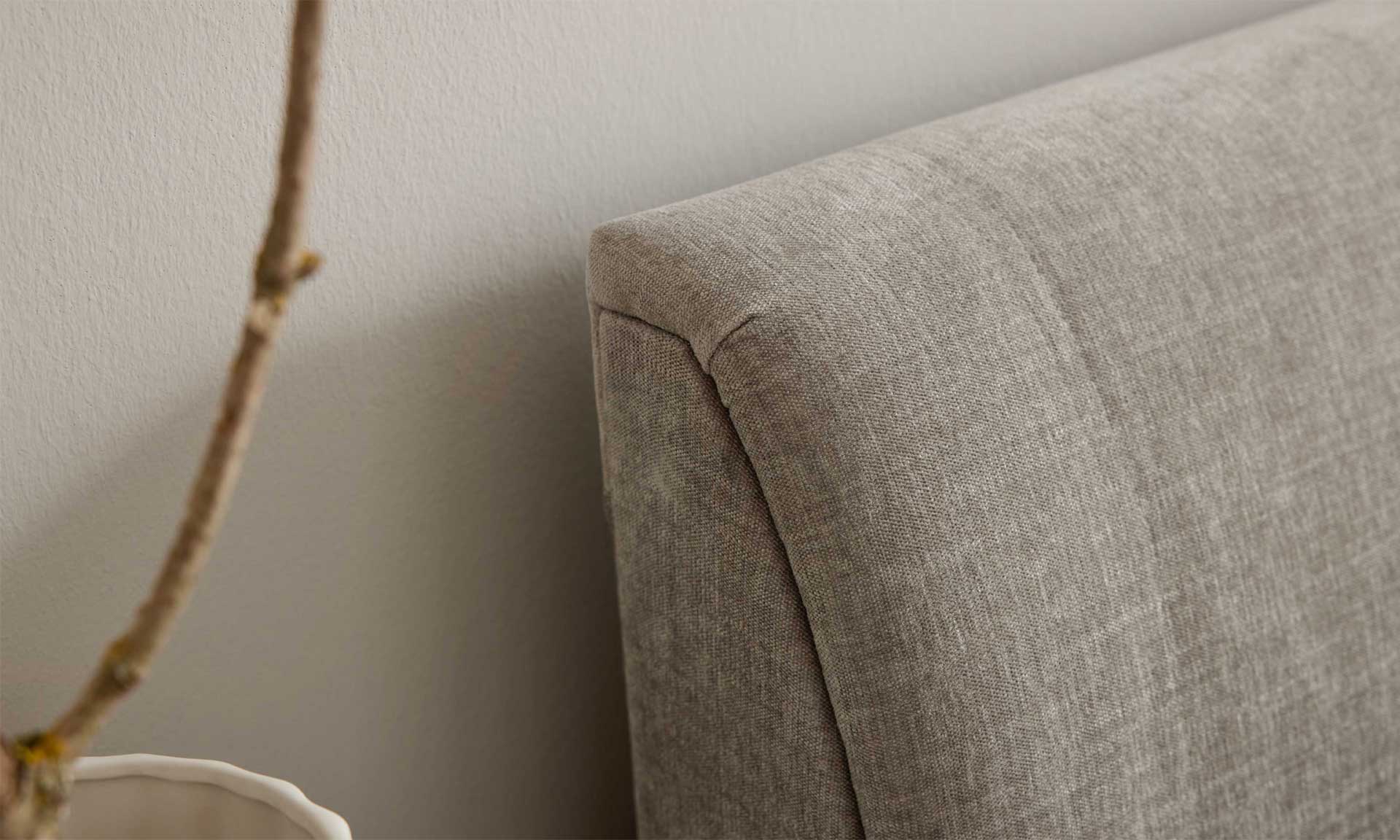IL1401 Boxspringbett Rob silver Detail Kopfteilseite