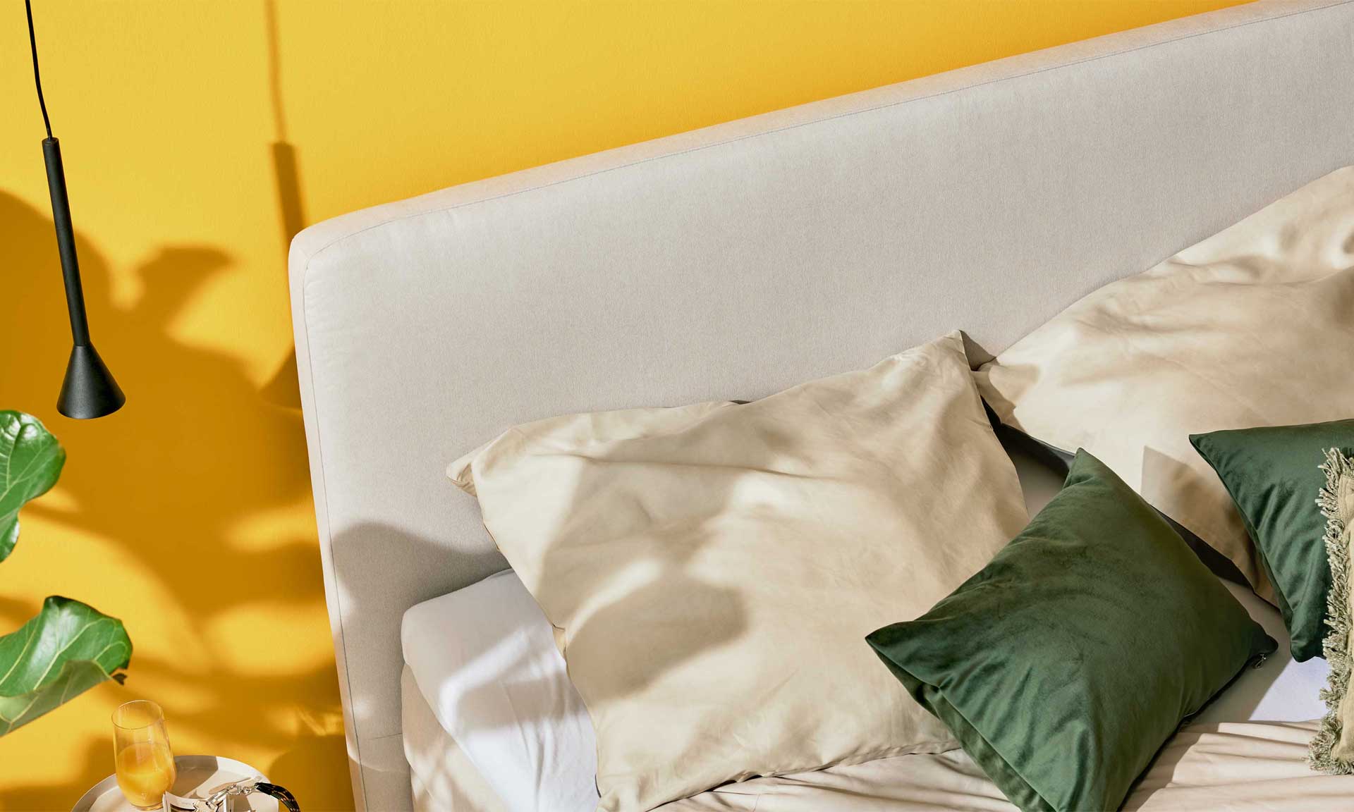 IL1420 Cleo natur Boxspringbett Kopfteil Perspektive
