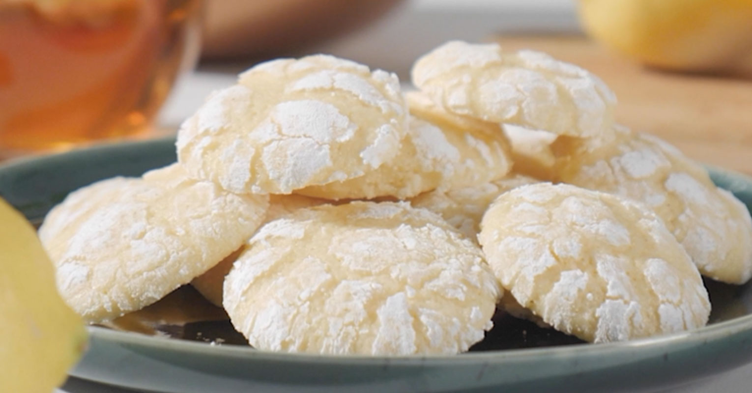 Lemon Crinkle Cookies