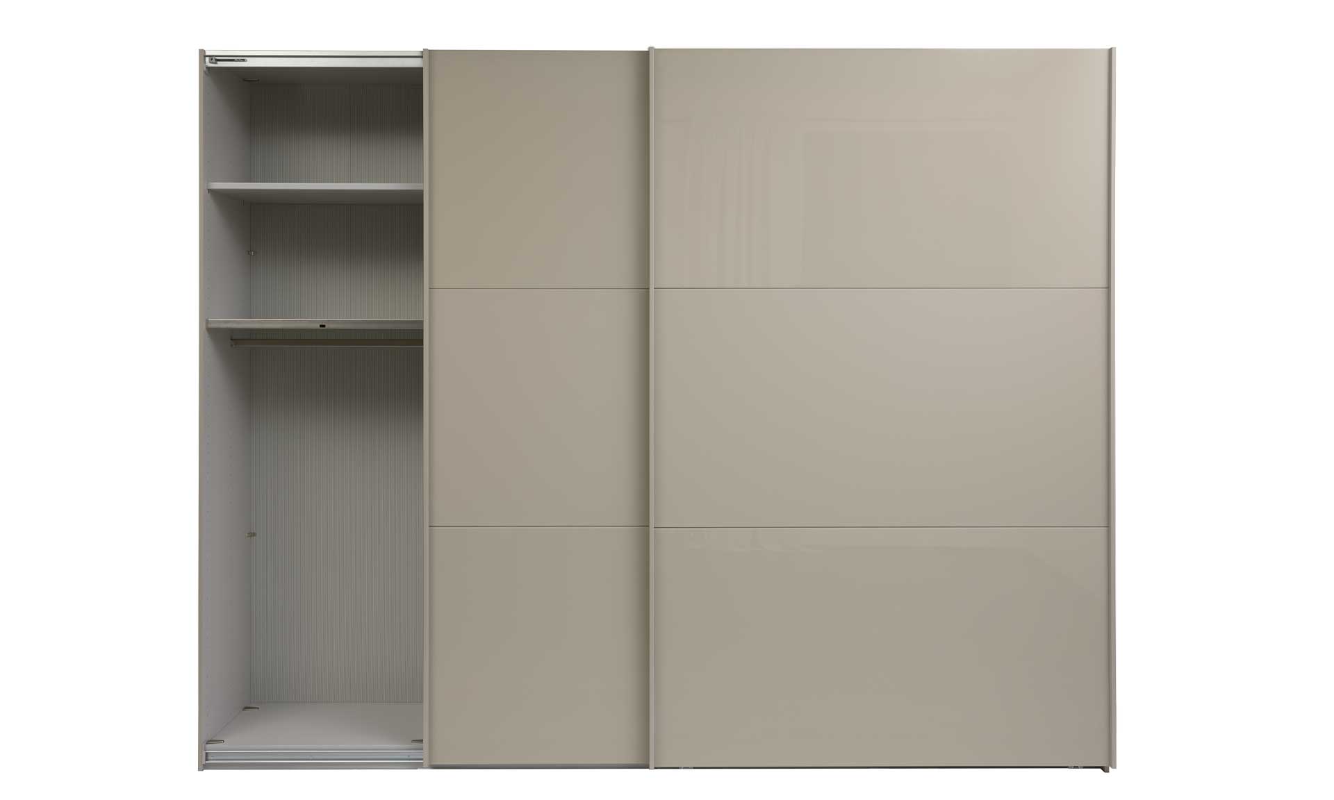IL1211 Schwebetürenschrank 217 cm Freisteller offen