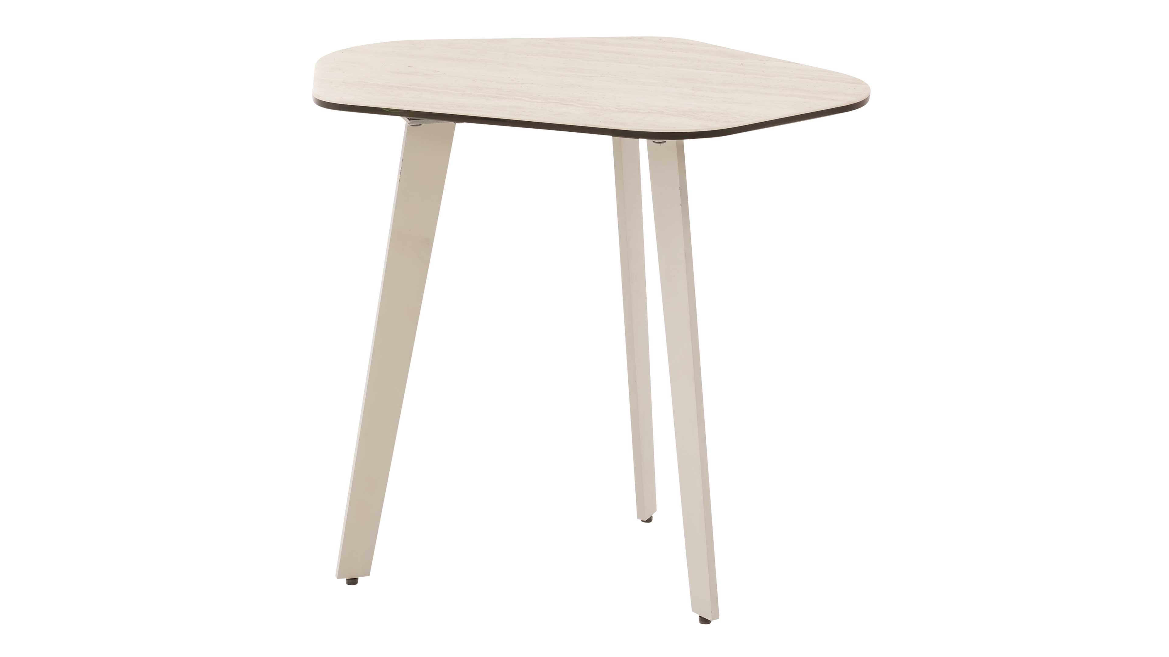 Beistelltisch Couchtisch mit Keramikplatte und Stahlgestell