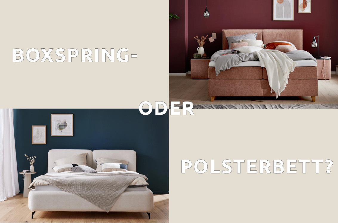 Boxspring- vs Polsterbett