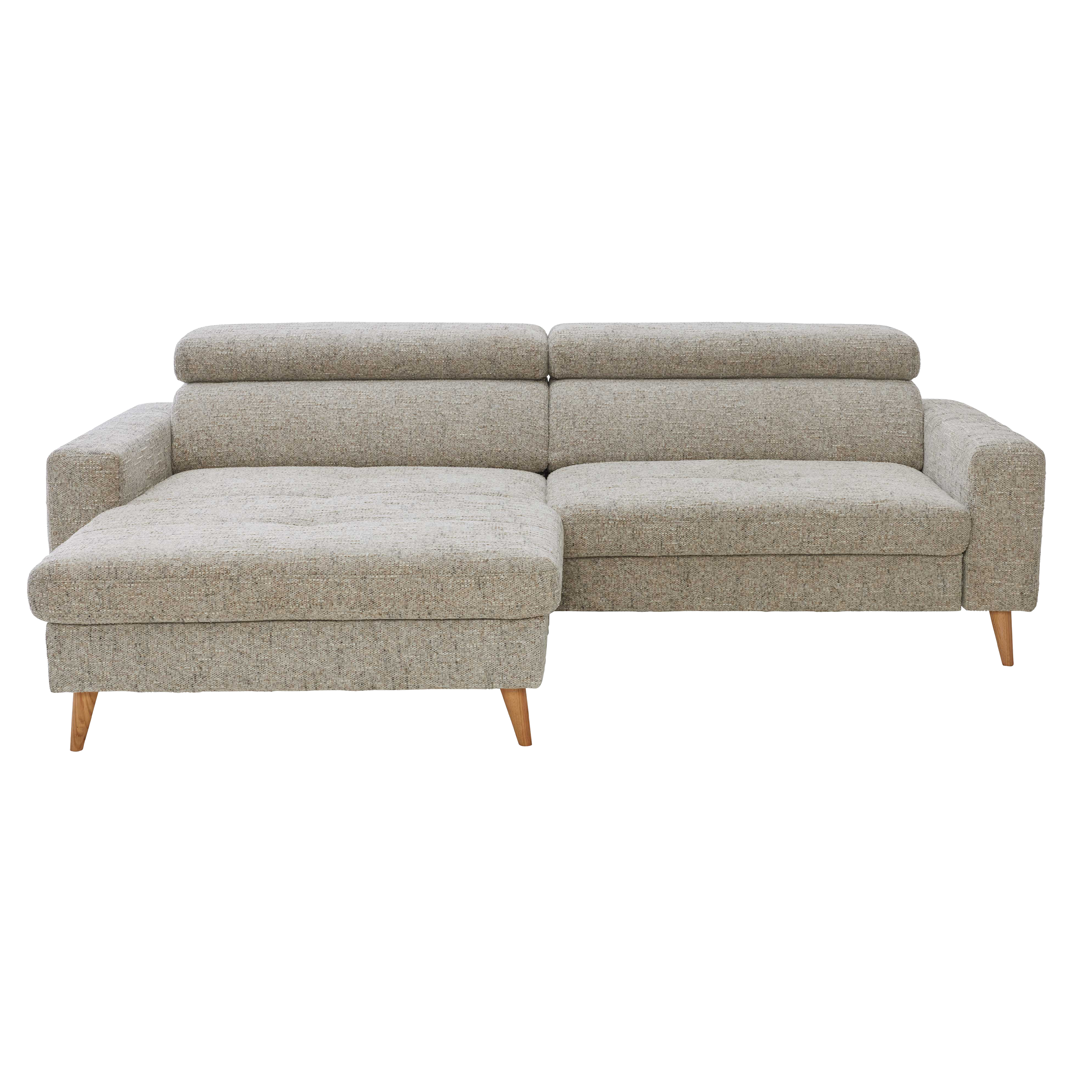 Ecksofa Stoff Beige