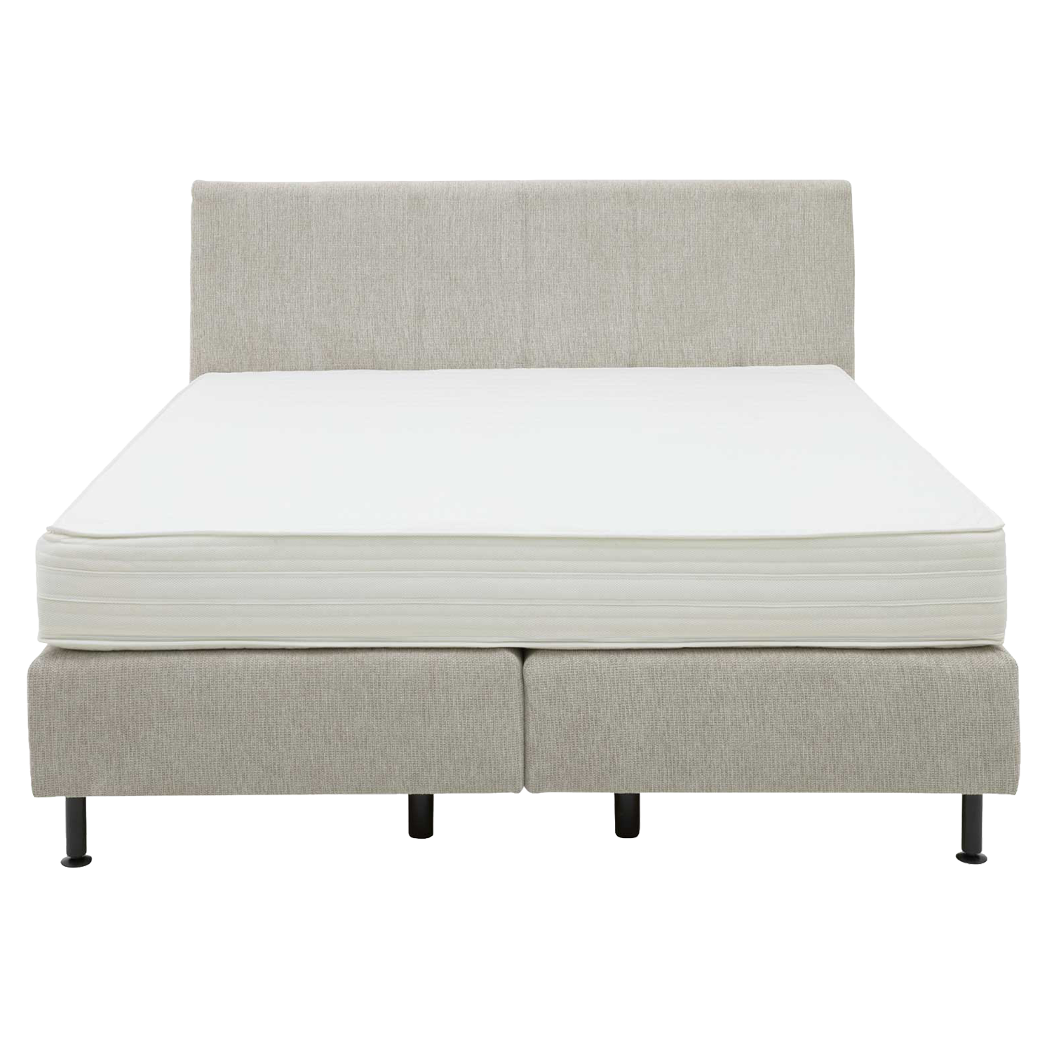 IL1418 Boxspringbett Famosa natur frontaler Freisteller
