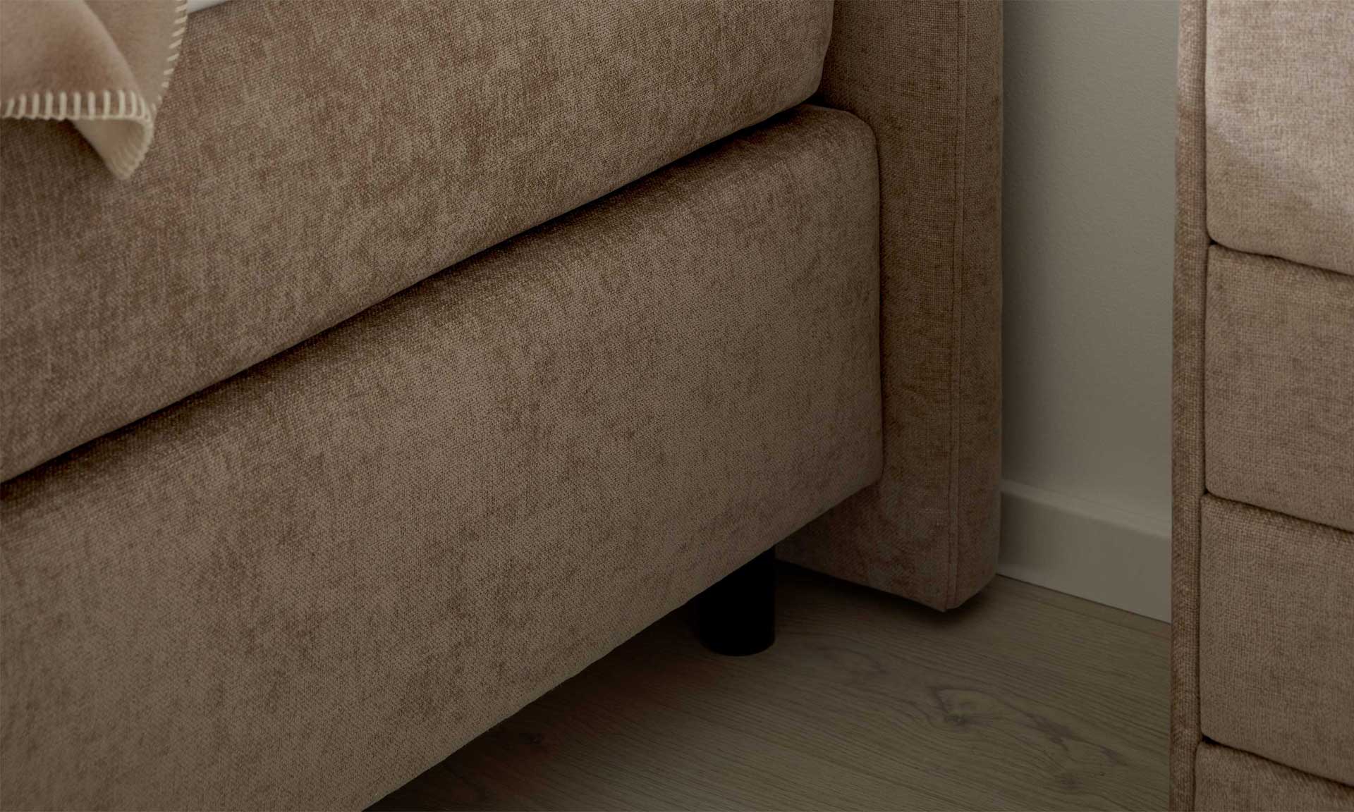 IL1420 Toni beige Boxspringbett Detail Bettseite
