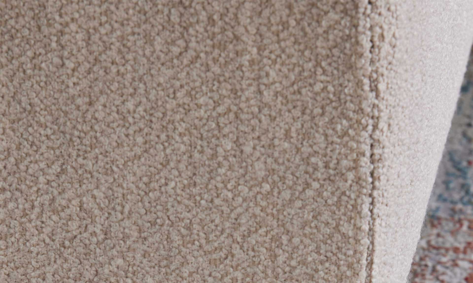 Boxspringbett in Natur, Matratze mit integriertem Topper