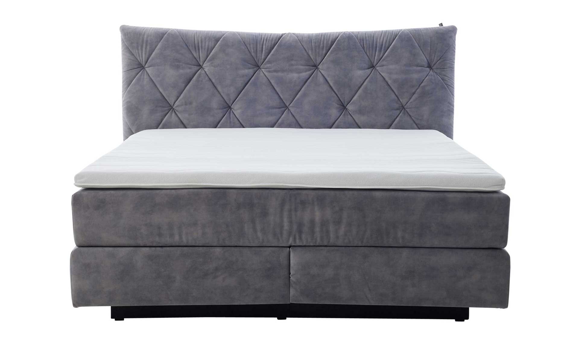 IL1420 Auri silver Boxspringbett frontaler Freisteller