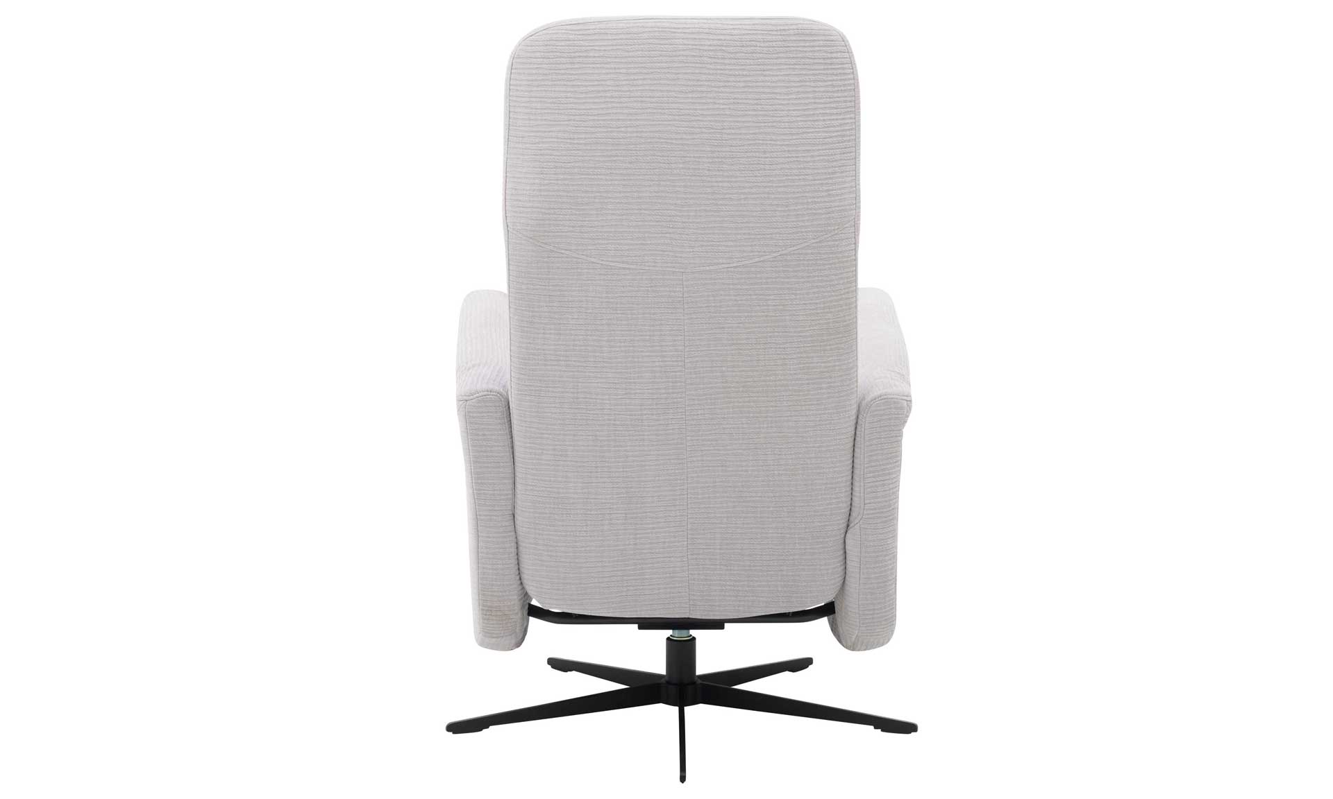 Relaxsessel in silbergrauer Cord-Optik