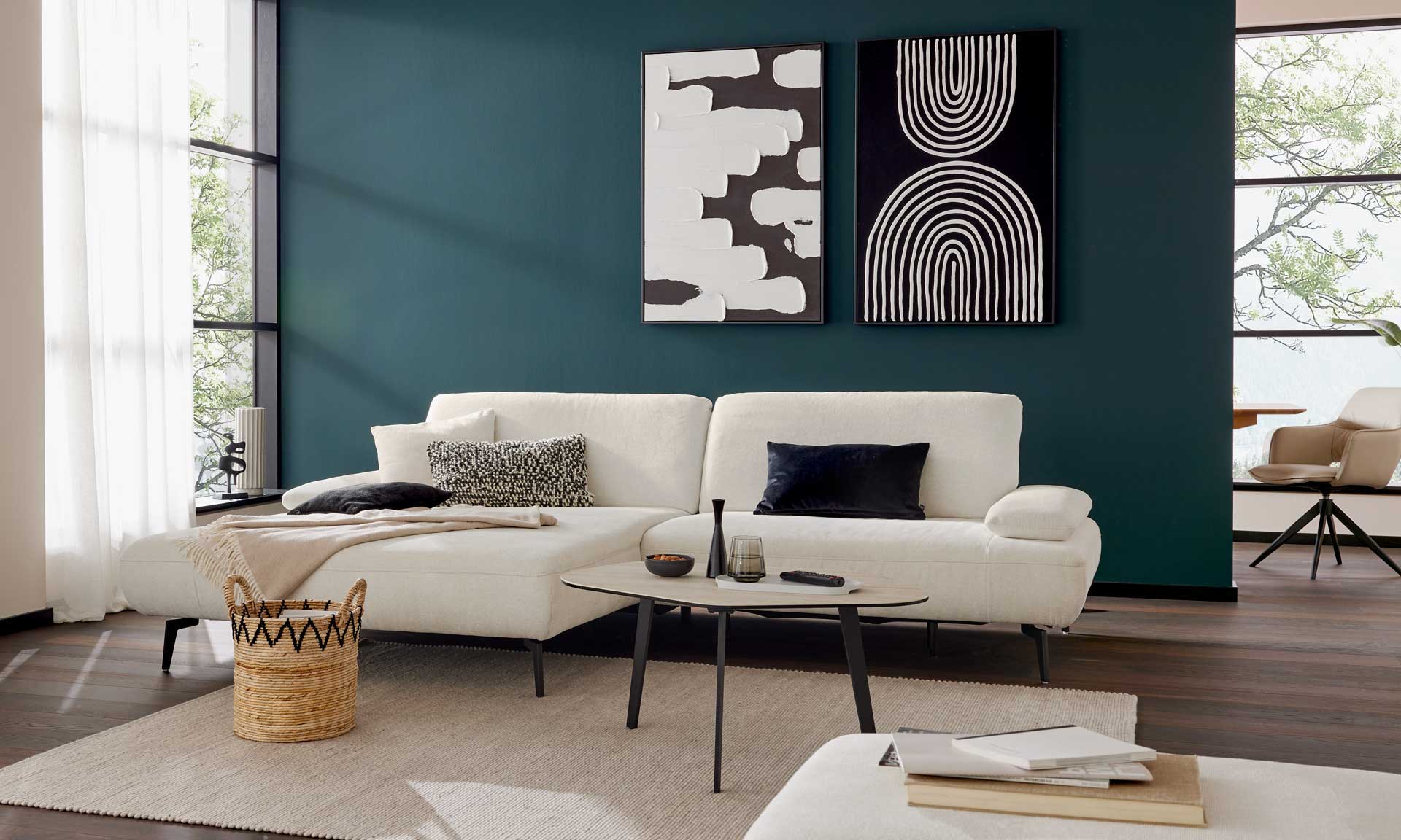 IL4306 Cyber natur Ecksofa links ohne Funktionen