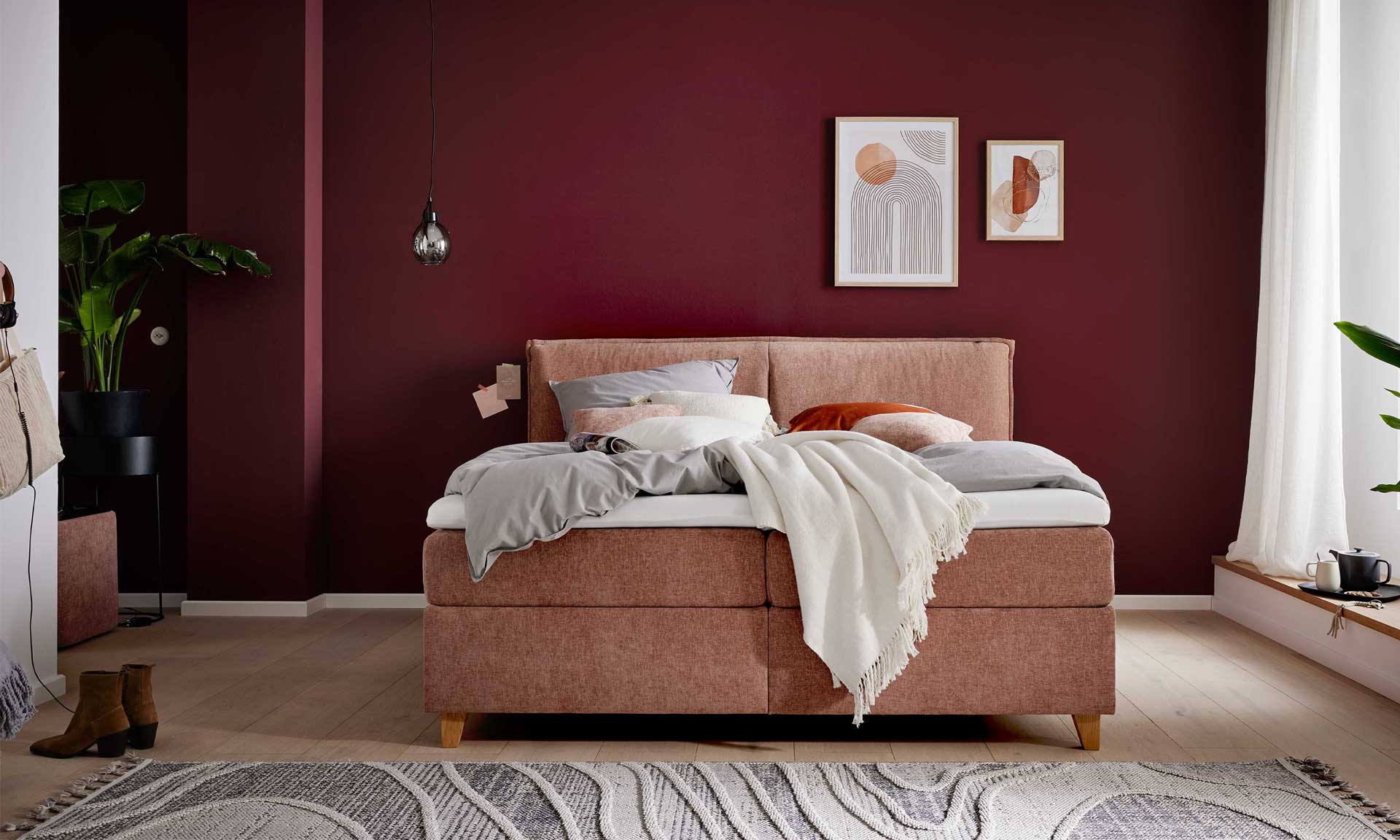 IL1420 Toni siena Boxspringbett