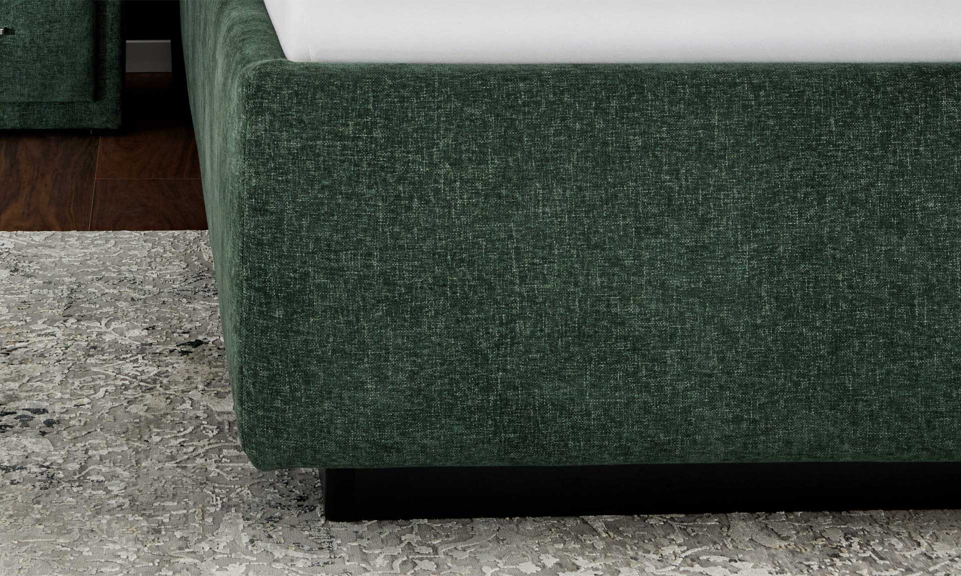 IL1420 Toni moos Polsterbett Detail Bettseite