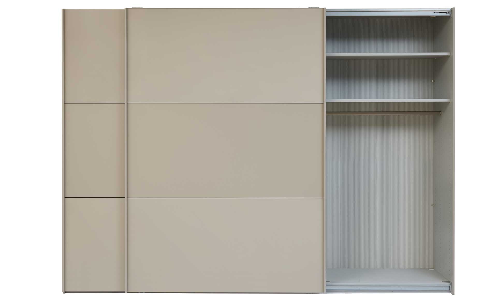 IL1211 Schwebetürenschrank 236 cm Freisteller offen