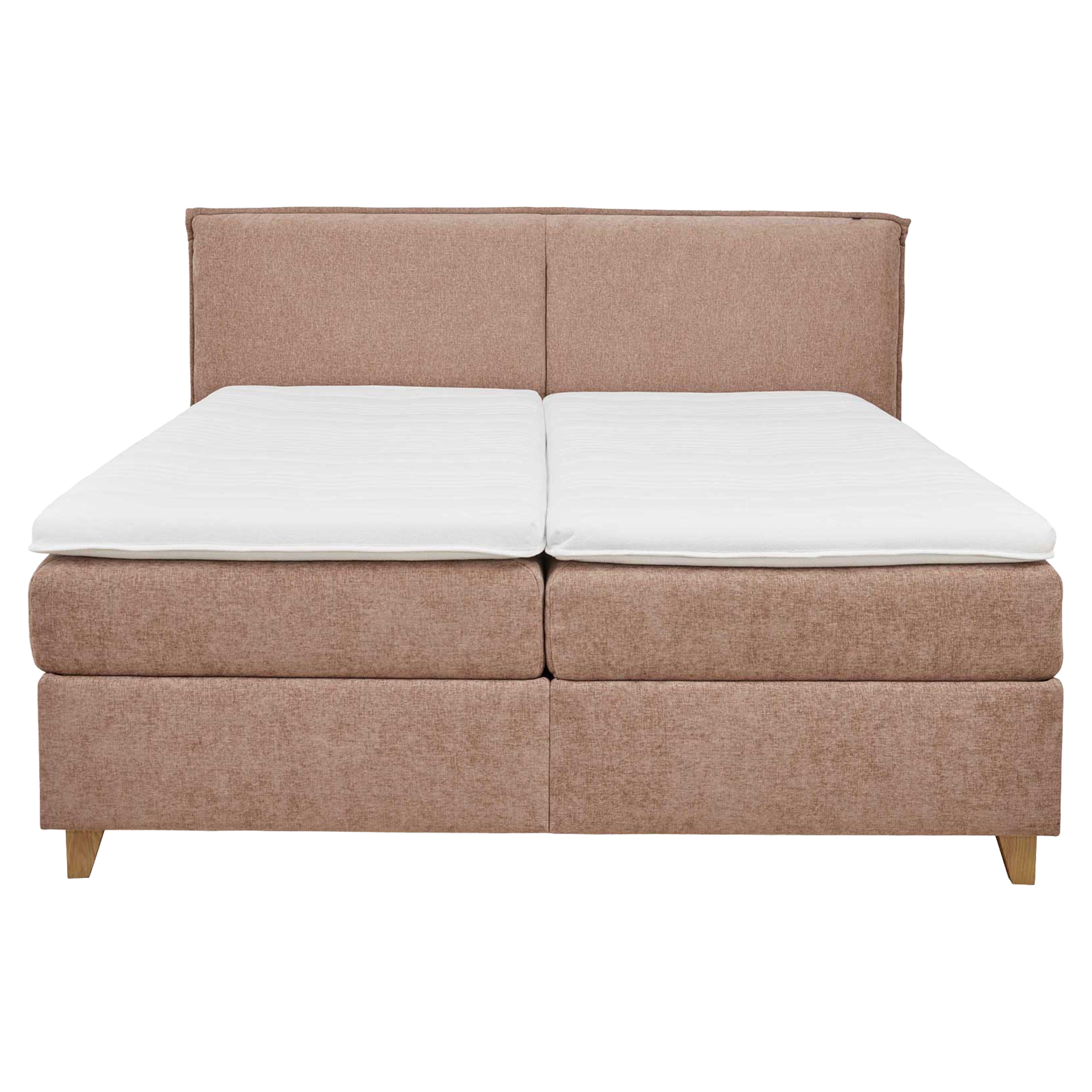 IL1420 Toni siena Boxspringbett frontaler Freisteller