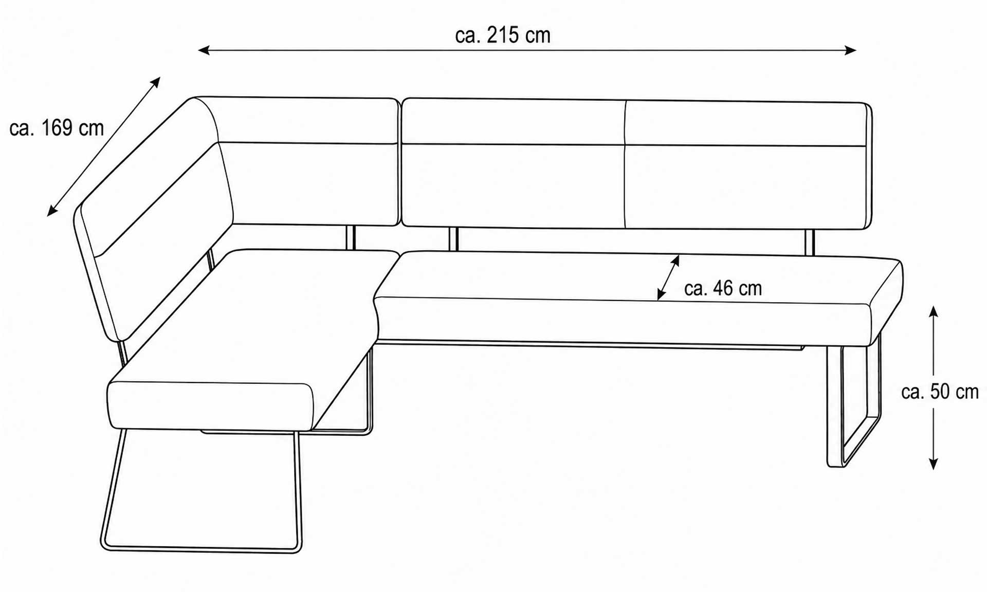 IL5505 Eckbank Skizze