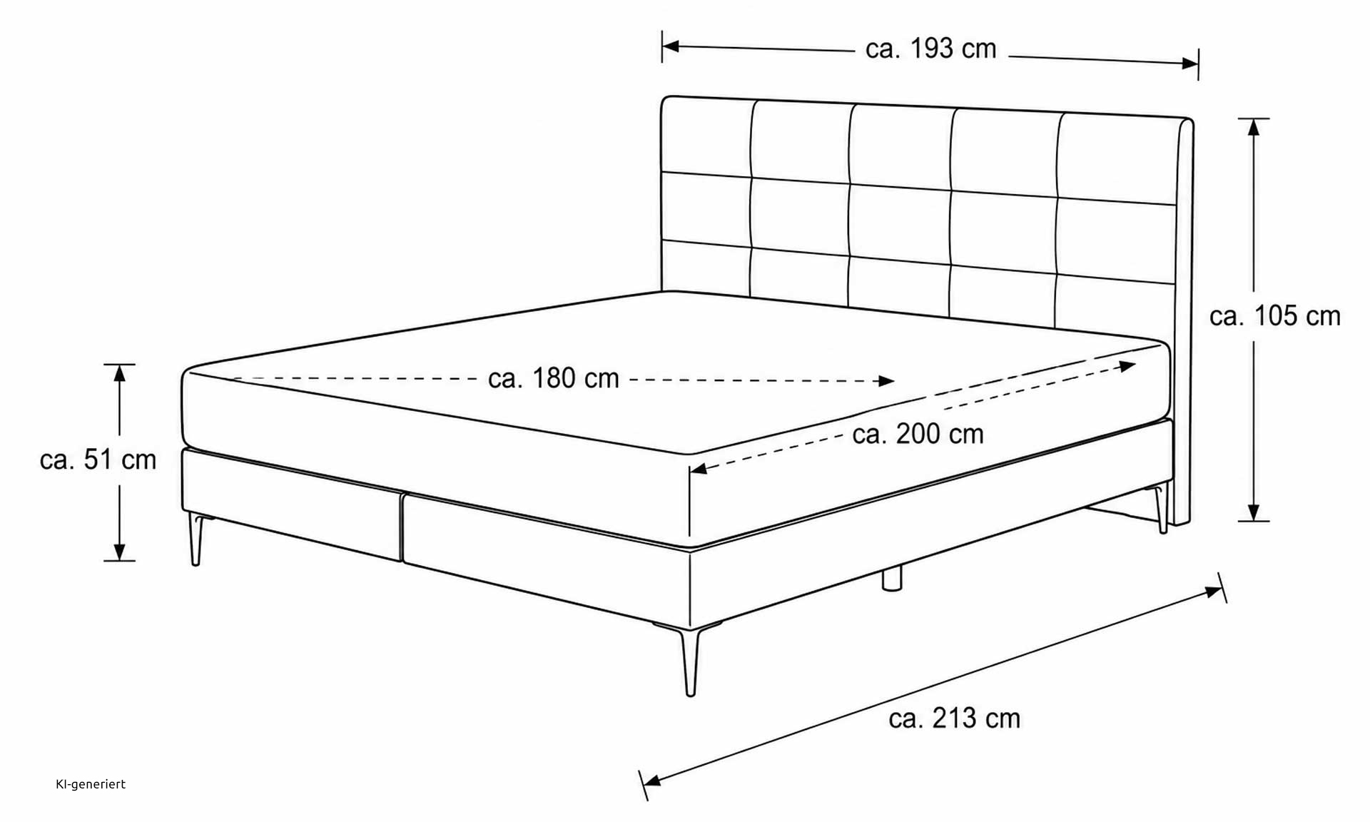IL1425 180 x 200 cm Massskizze