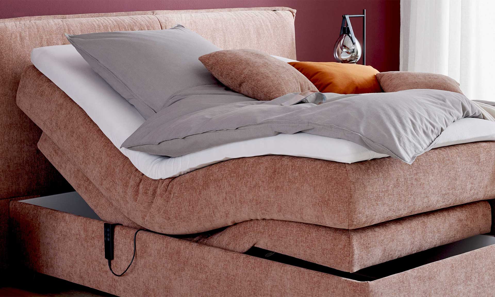 IL1420 Toni siena Boxspringbett Detail motorische Funktion