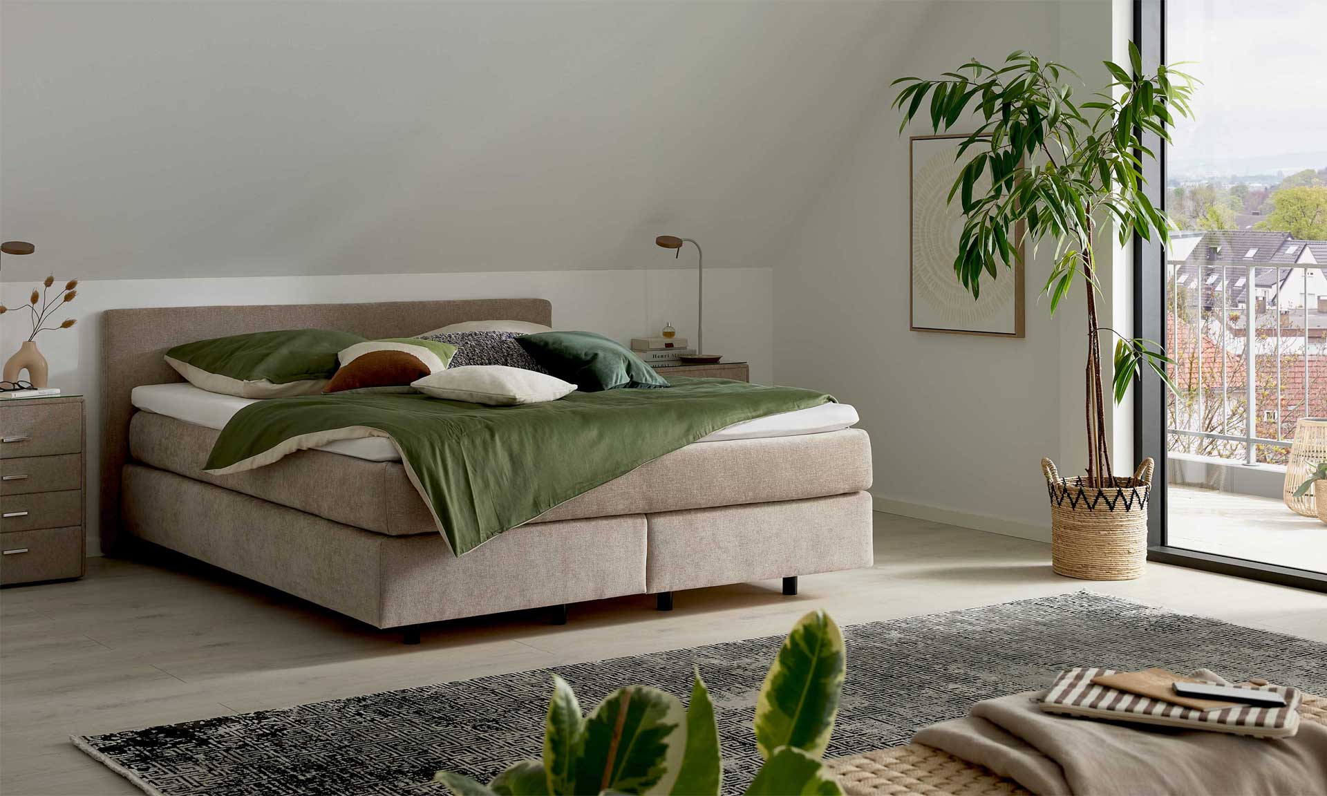 IL1420 Toni beige Boxspringbett