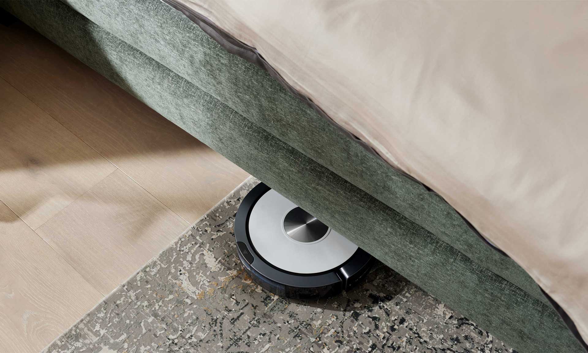 IL1420 Toni moos Boxspringbett Detail Bodenfreiheit