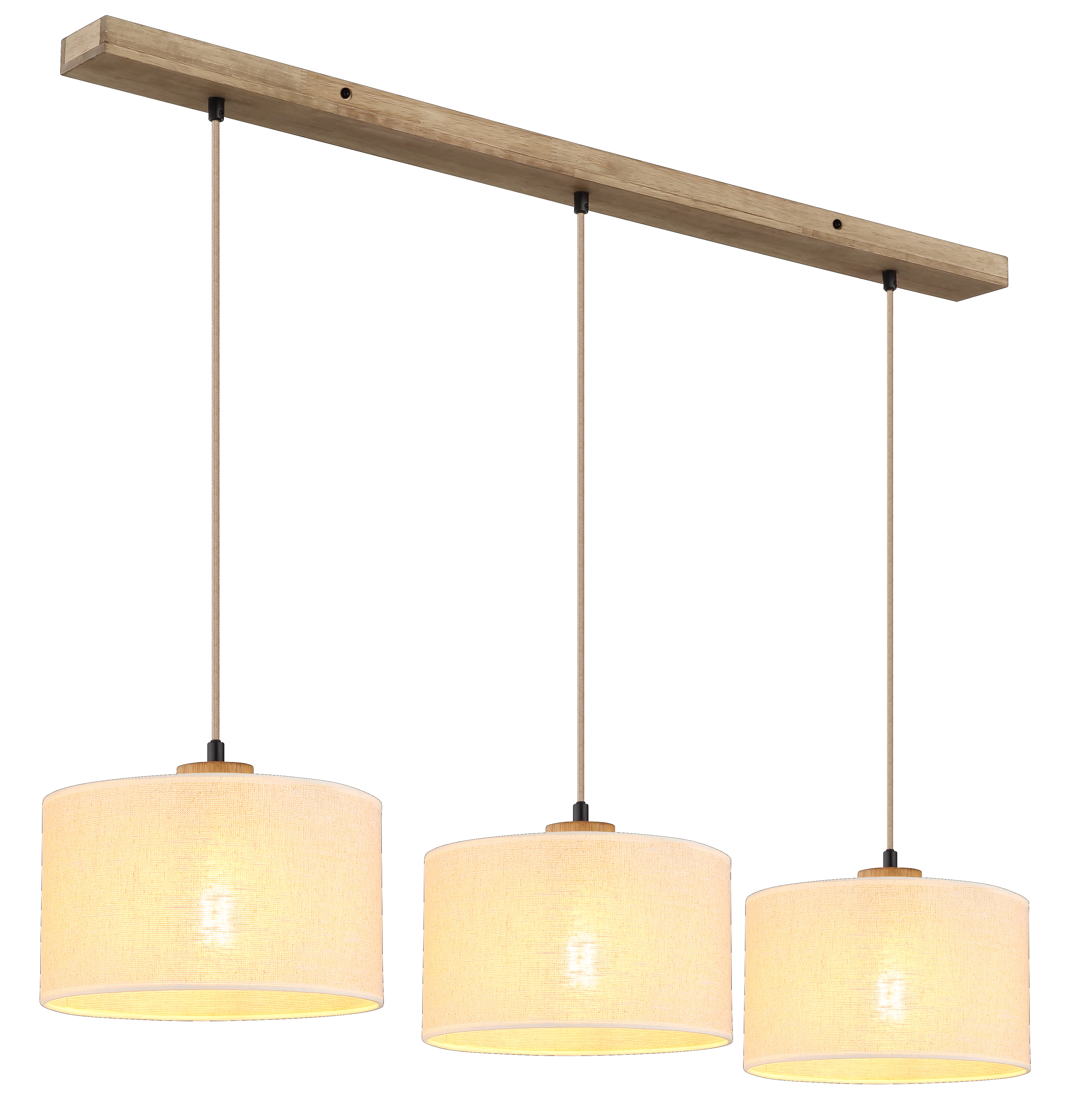 Neue 3er Hängelampe Leinen