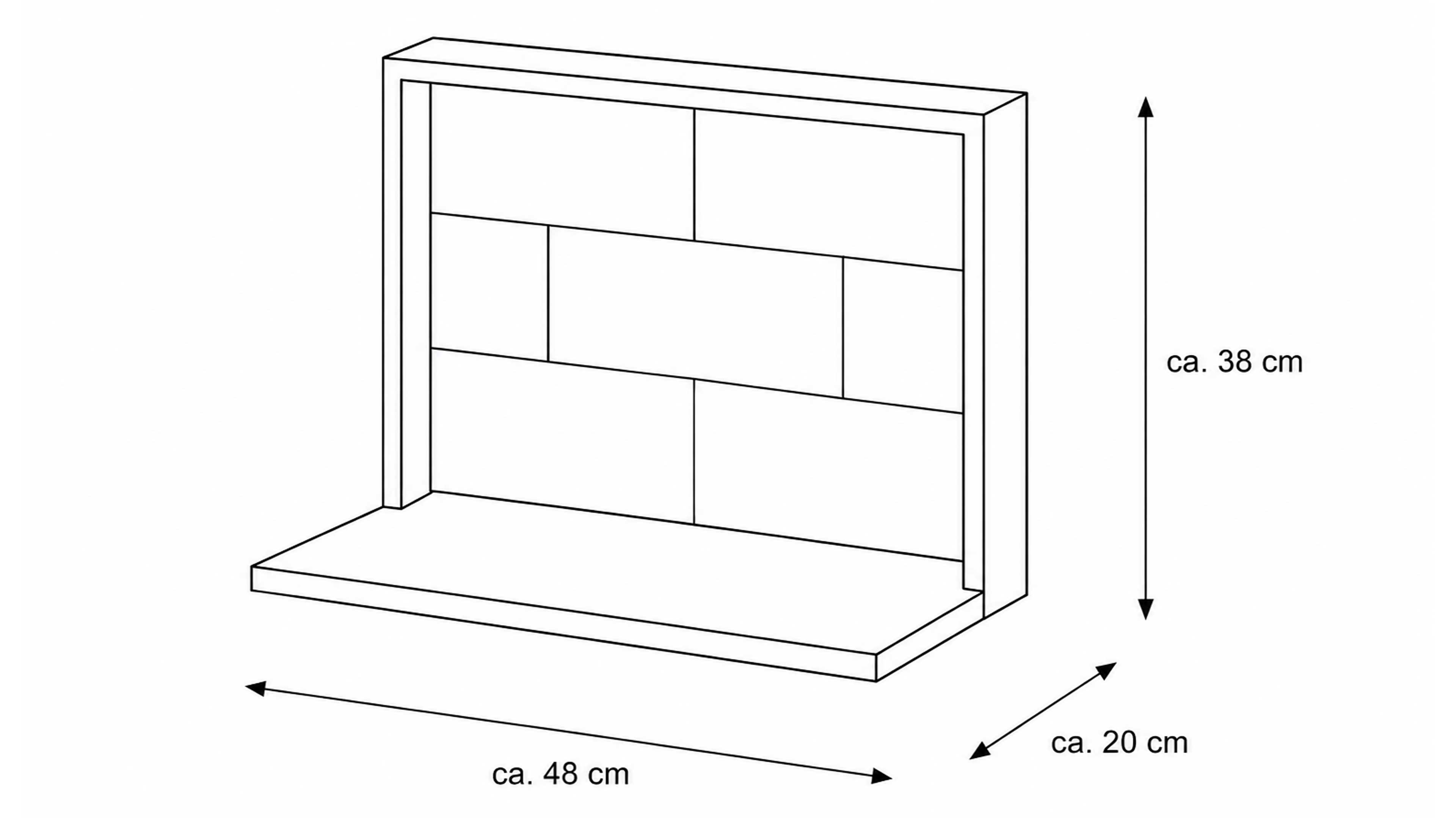Wohnwand in Wolfram Grey mit Spaltholz-Optik, Wandboarden, Hängeschränken und Vitrine