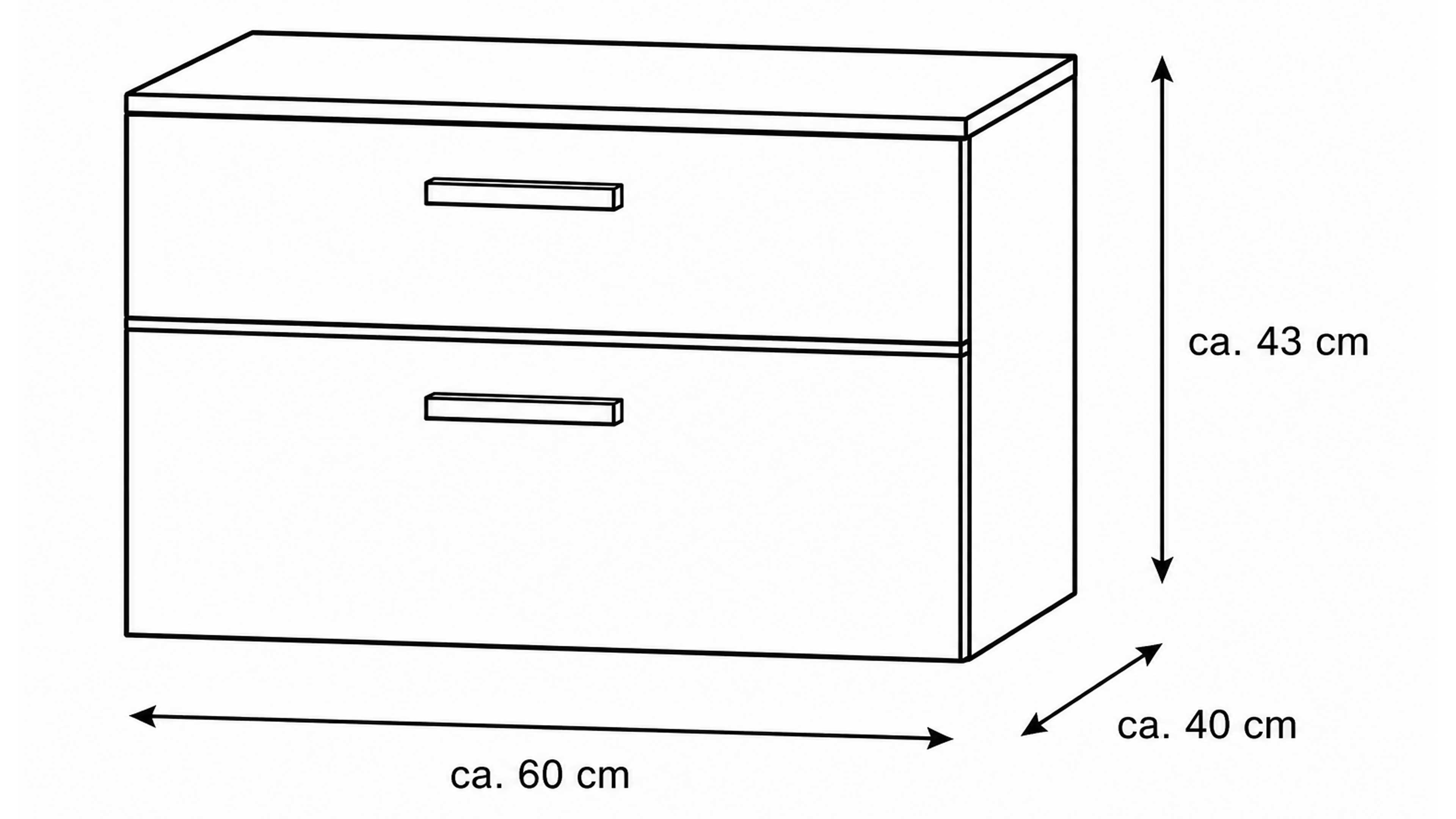Wohnwand in Wolfram Grey mit Spaltholz-Optik, Wandboarden, Hängeschränken und Vitrine