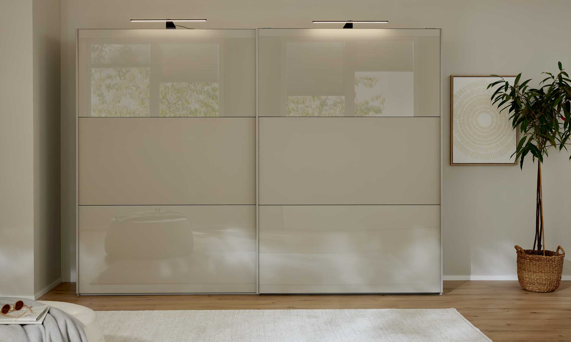 IL1211 Schwebetürenschrank Wohnbeispiel