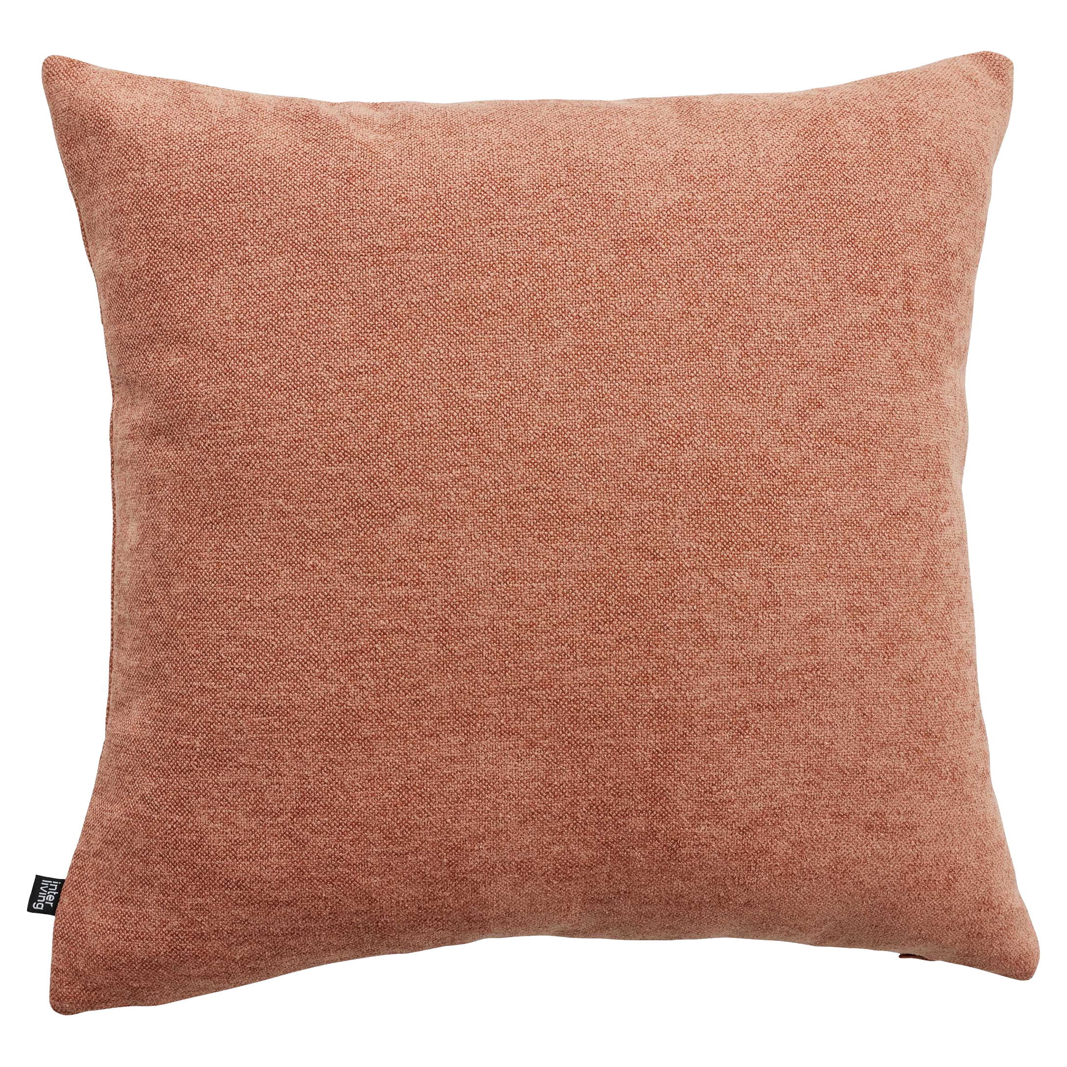 Kissenhülle aus Chenille in Rosé mit weicher Haptik, ideal als Ergänzung für Sofa oder Sessel