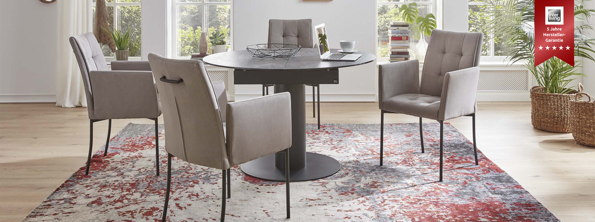 Stuhle Interliving Schwingstuhl Vierfussstuhl Sideboard Polsterstuhl