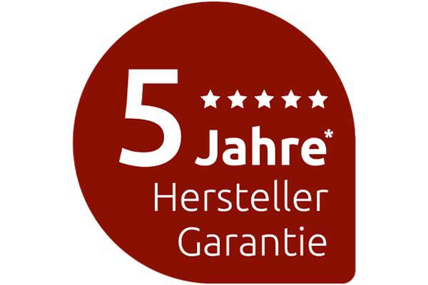 Interliving   5 Jahre Herstellergarantie