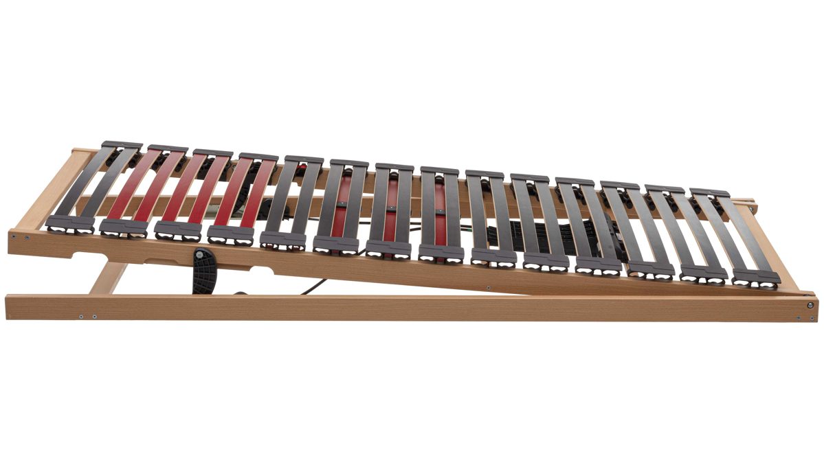Lattenrost Interliving aus Holz in Holzfarben Interliving Lattenrost Serie1952 mit Reflux-Verstellung motorisch mit Handschalter – Liegefläche ca. 100 x 200 cm