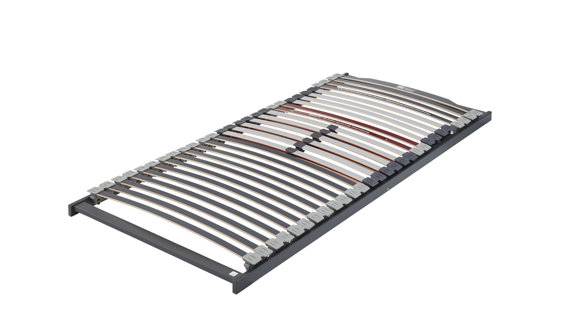 Lattenrost Interliving aus Holz in Grau Interliving Lattenrost Serie 1942 starr – Liegefläche ca. 100 x 190 cm
