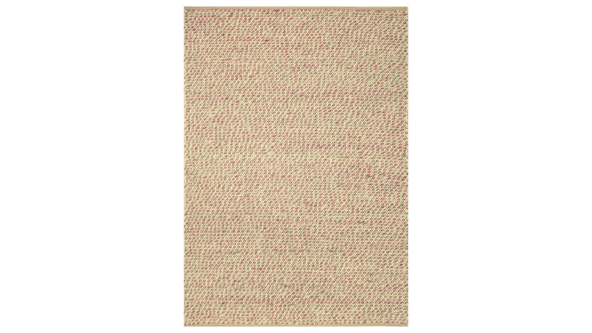 Handwebteppich Interliving aus Naturfaser in Pastell Interliving Teppich Serie B-8001 Rosè – ca. 200 x 240 cm