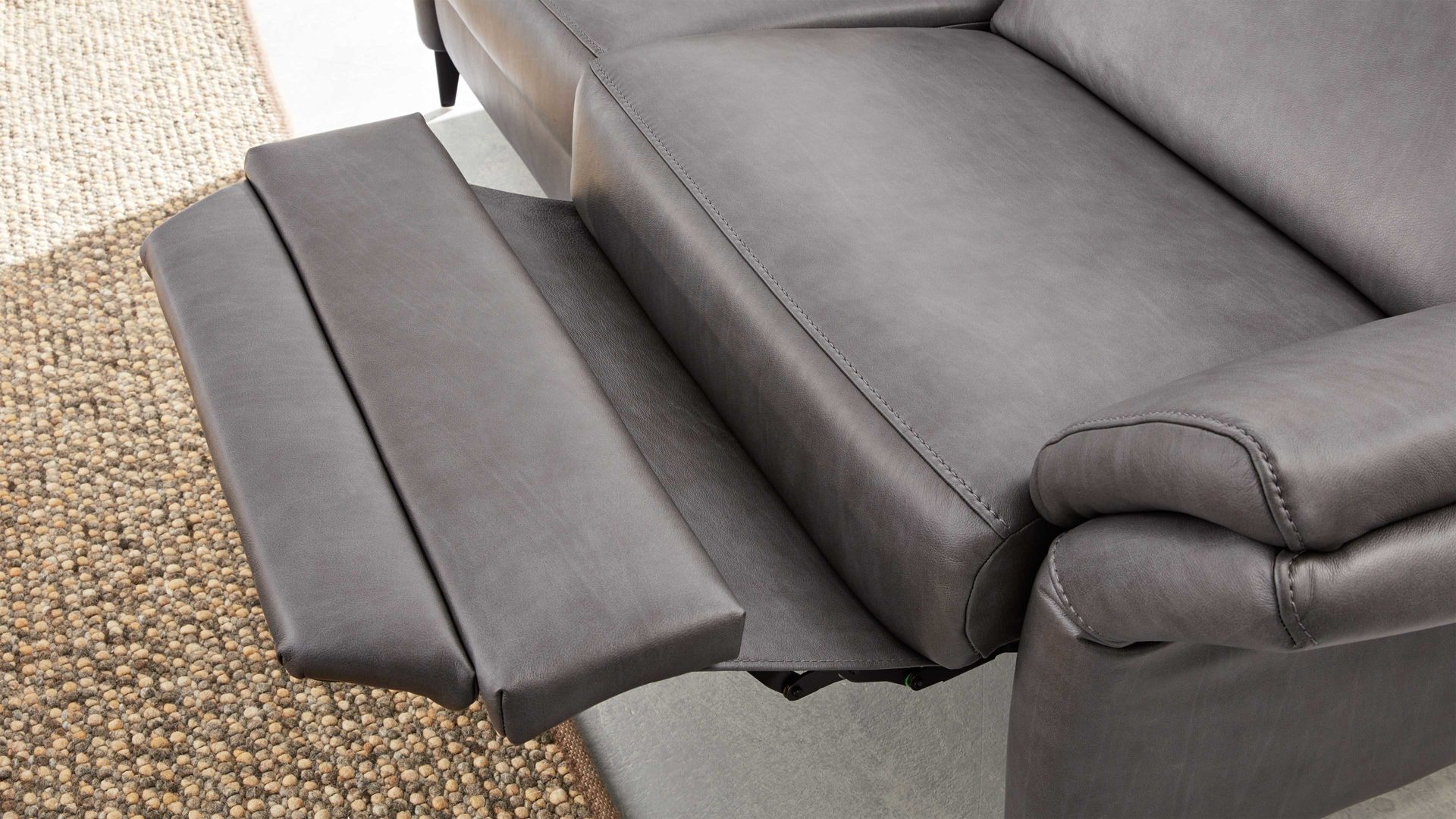 Mehrpreis Interliving aus Metall in Transparent Interliving Sofa Serie 4055 - WallAway WAH2 zweimotorige Relaxfunktion