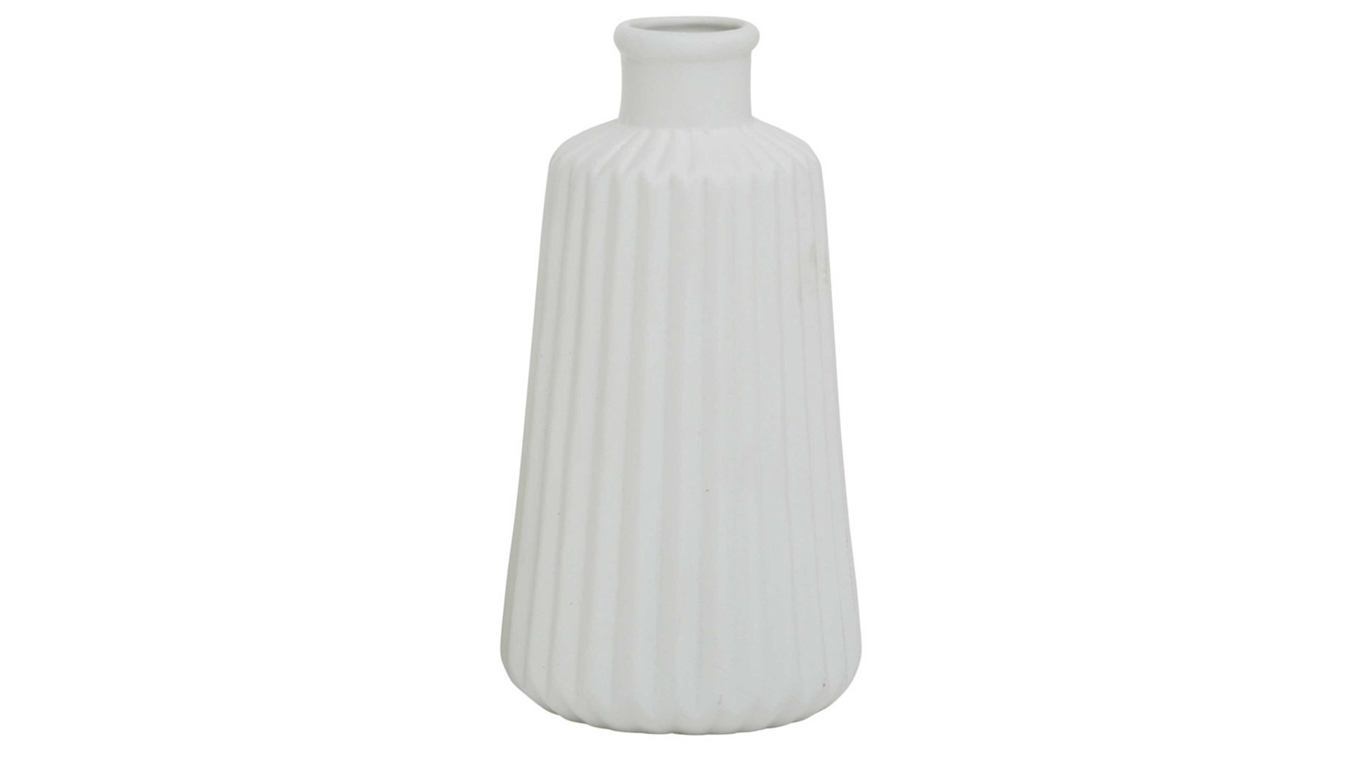 Vase Interliving BEST BUDDYS! aus Keramik in Weiß Interliving BEST BUDDYS! Vase Esko mattweißes Porzellan - Höhe ca. 17 cm