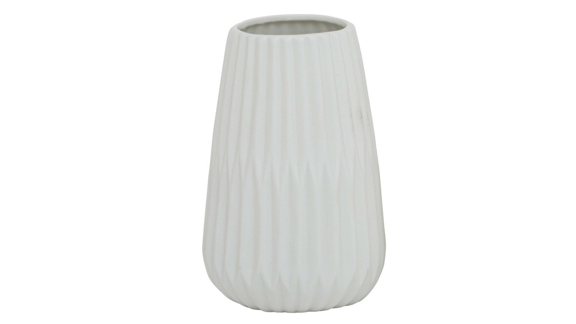 Vase Interliving BEST BUDDYS! aus Keramik in Weiß Interliving BEST BUDDYS!  Vase Esko mattweißes Porzellan - Durchmesser ca. 8 cm