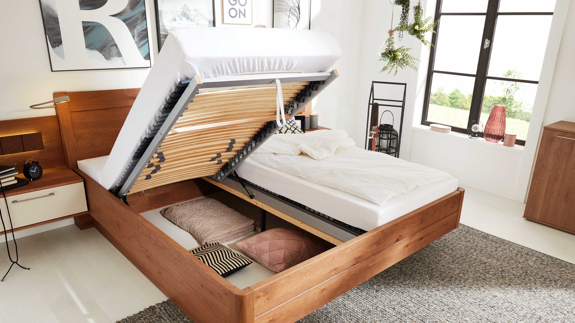 interliving schlafzimmer serie 1022 – bettkasten-set 862993, für