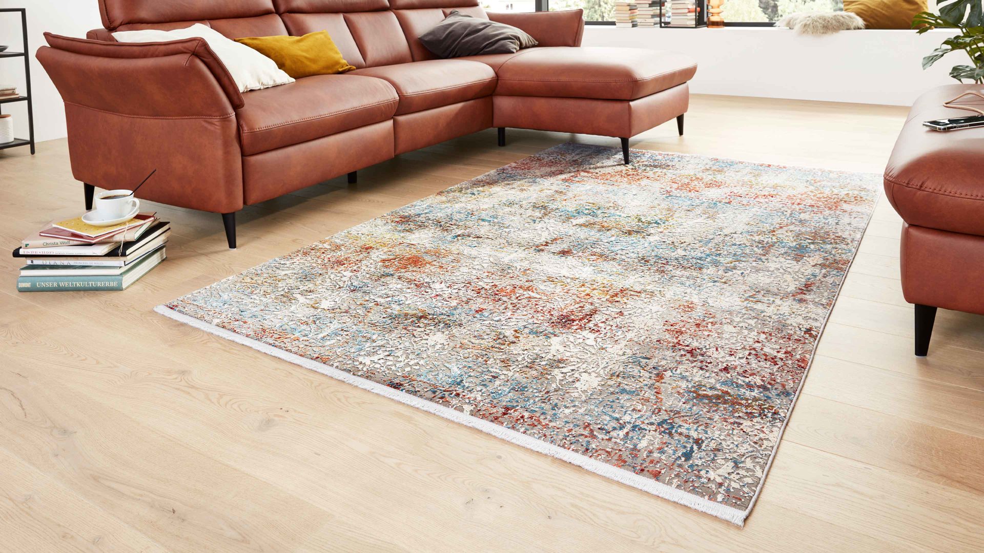 Webteppich Interliving aus Mischgewebe in Mehrfarbig Interliving Teppich Serie L-8700 Multicolor – ca. 200 x 290 cm